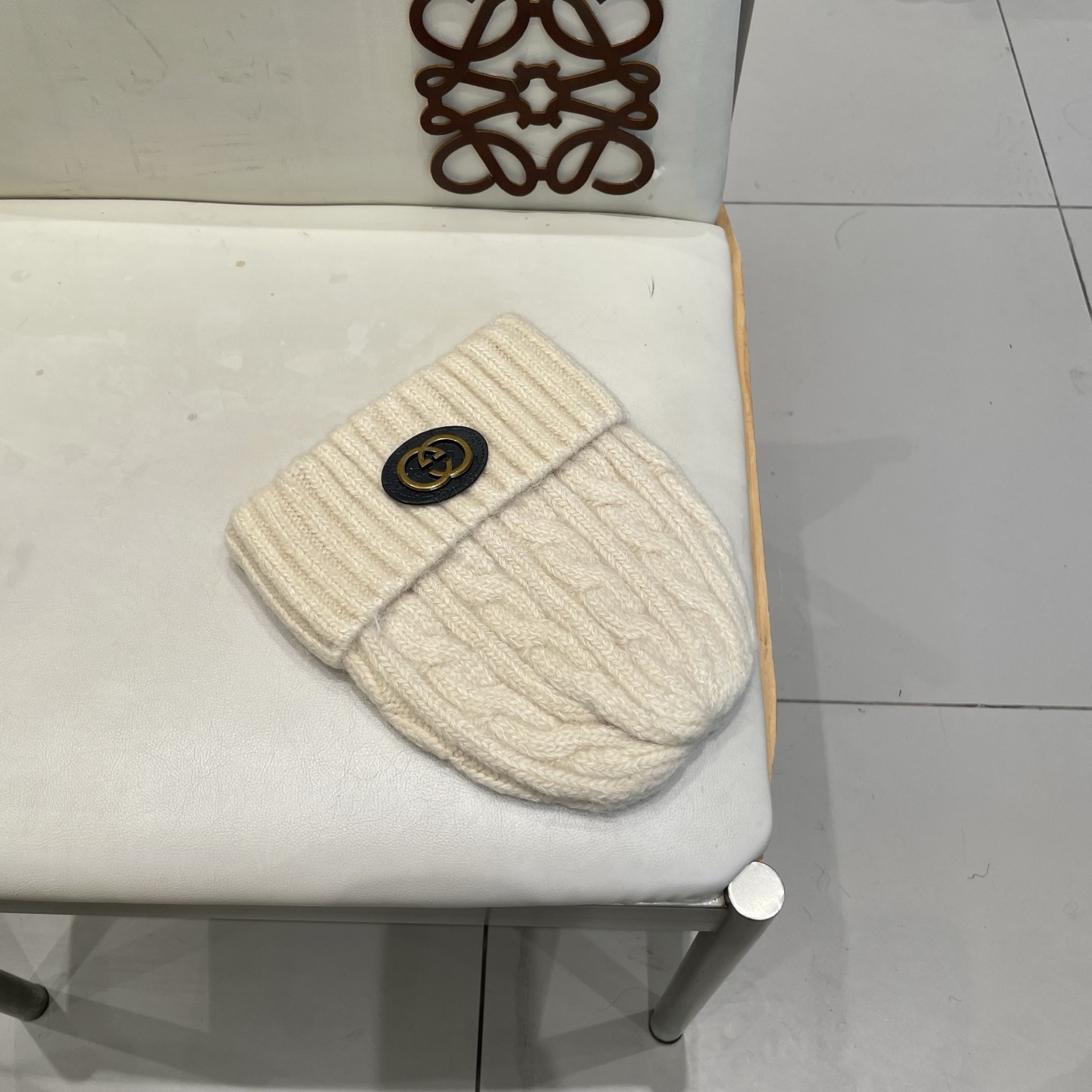 Gucci古奇秋冬新款毛线帽，羊毛面料，男女同款