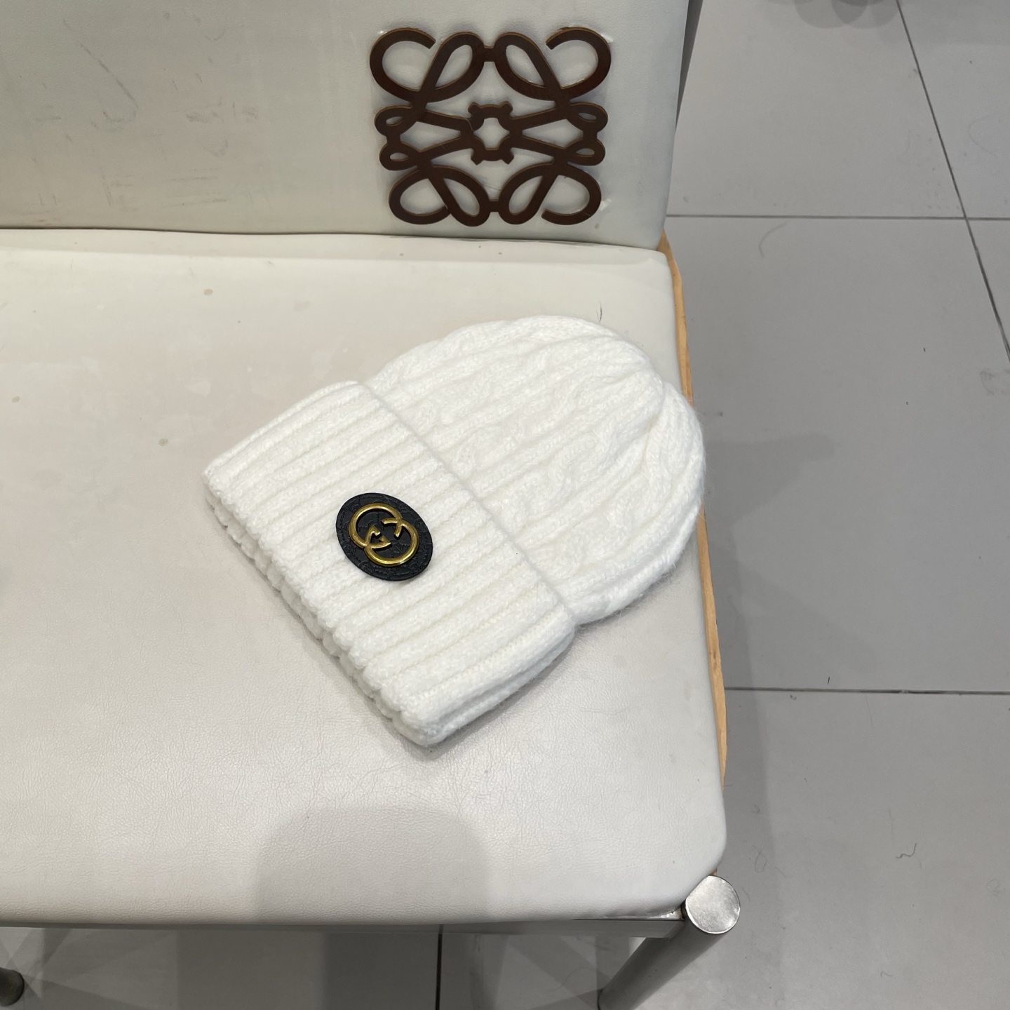 Gucci古奇秋冬新款毛线帽，羊毛面料，男女同款