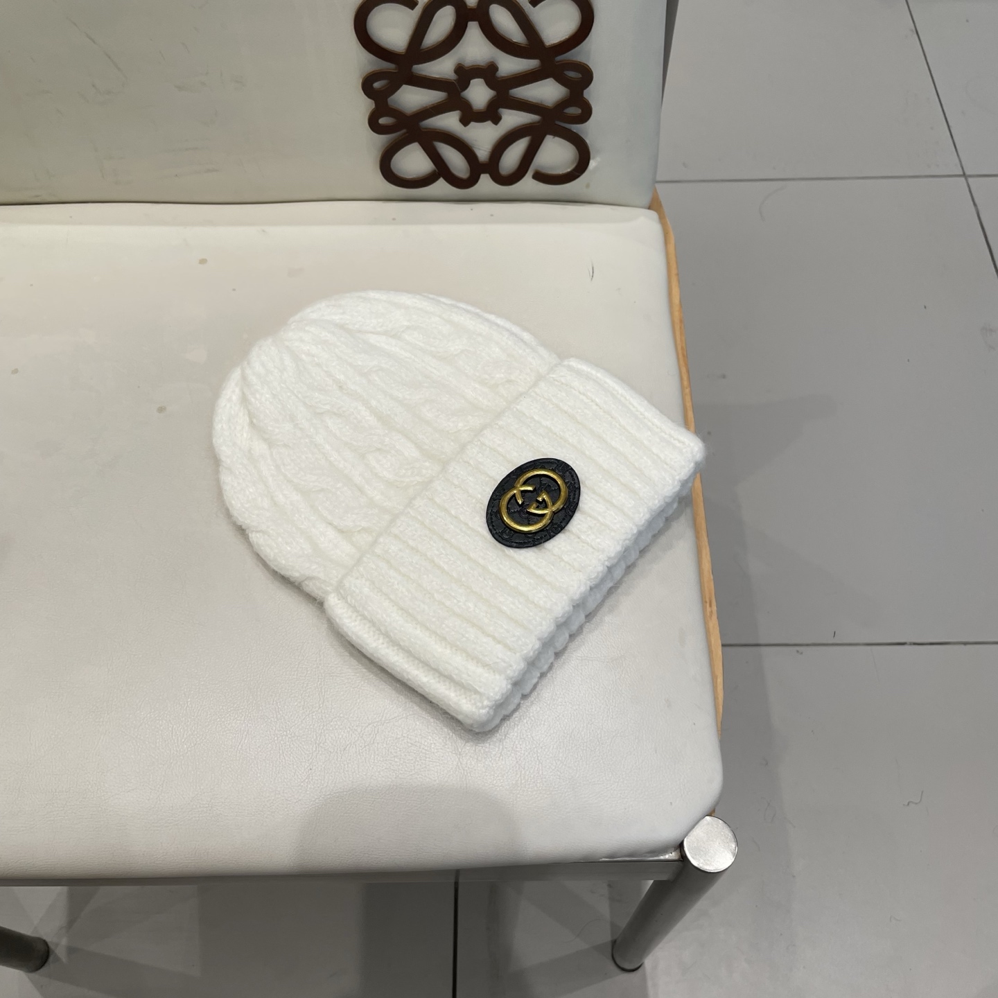 Gucci古奇秋冬新款毛线帽，羊毛面料，男女同款