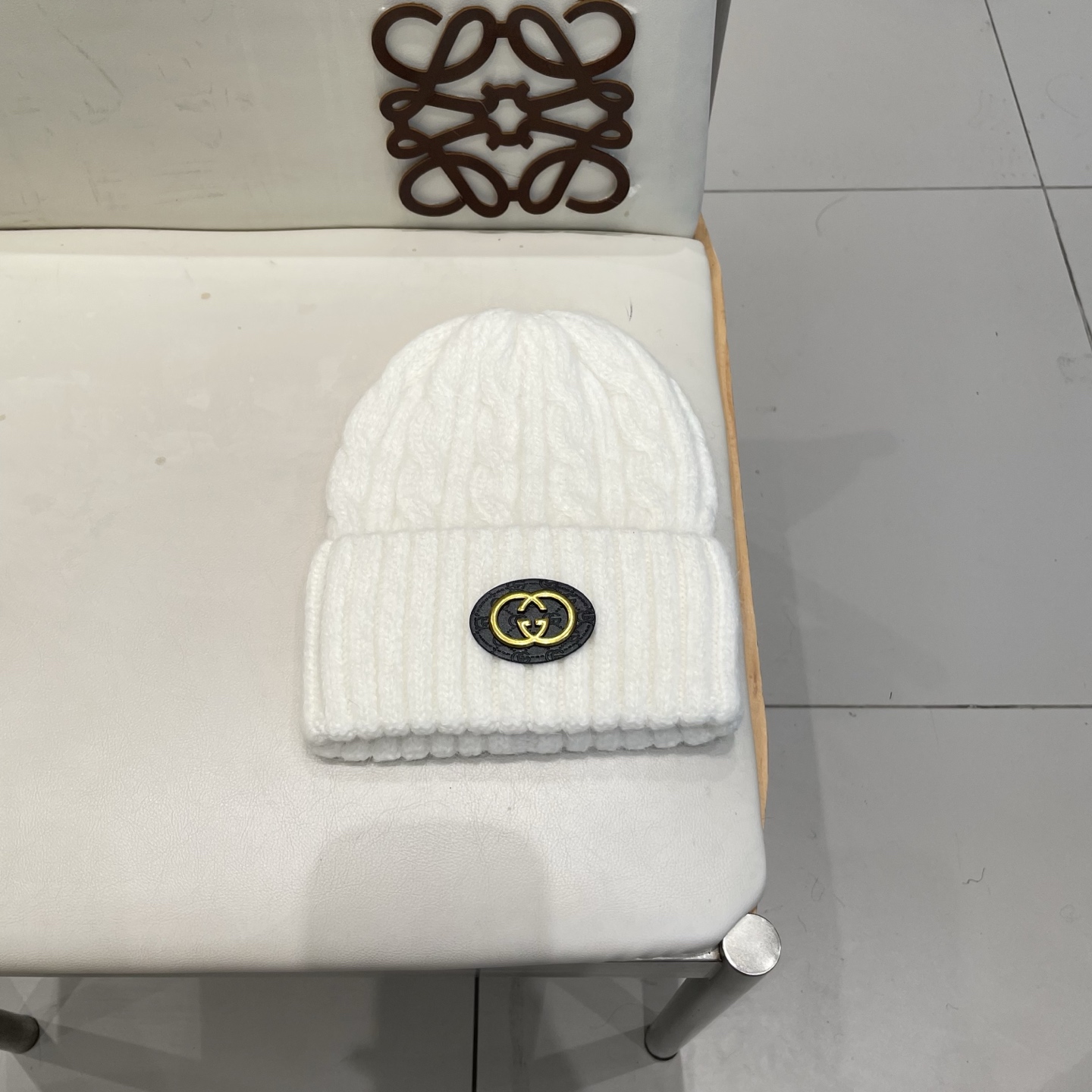 Gucci古奇秋冬新款毛线帽，羊毛面料，男女同款