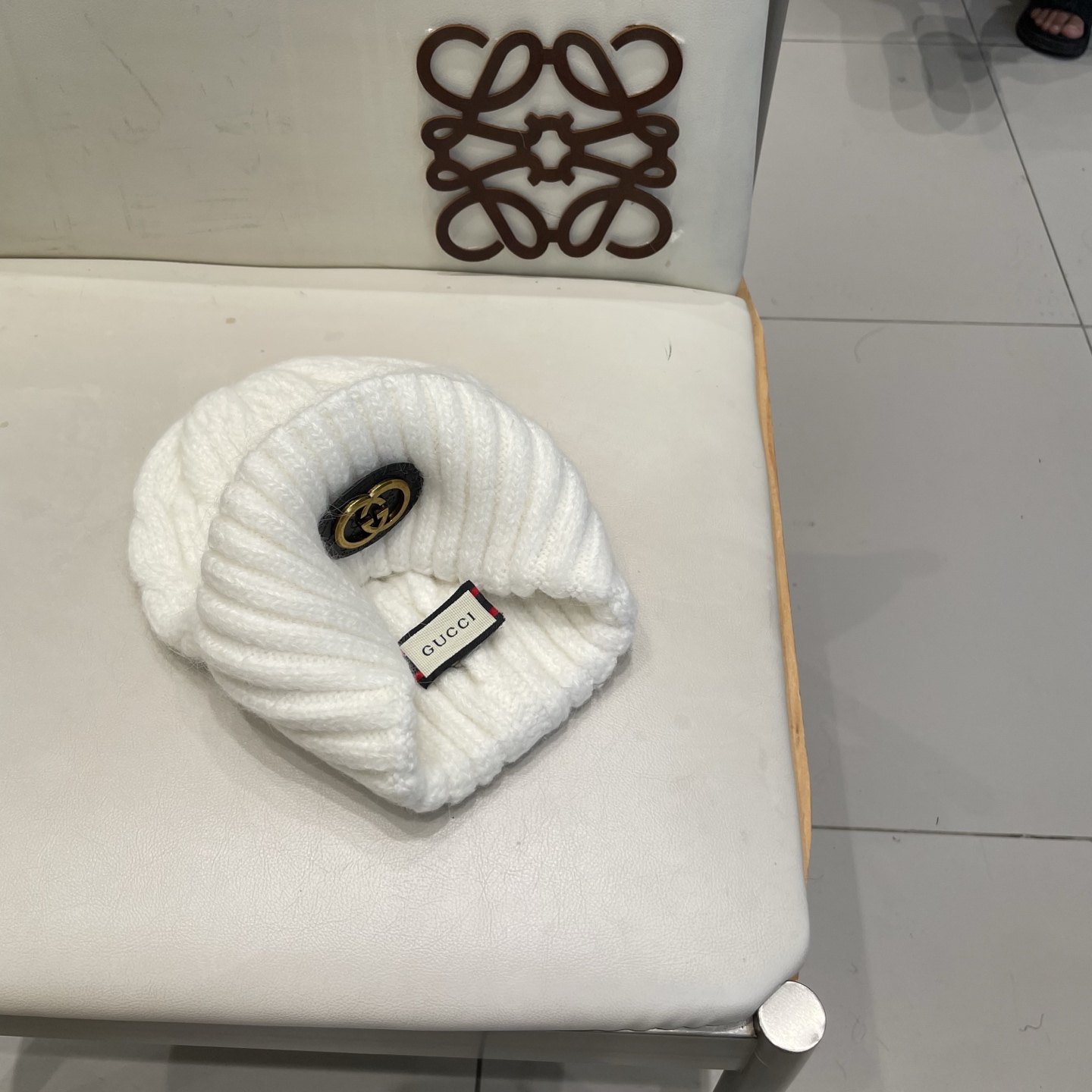 Gucci古奇秋冬新款毛线帽，羊毛面料，男女同款