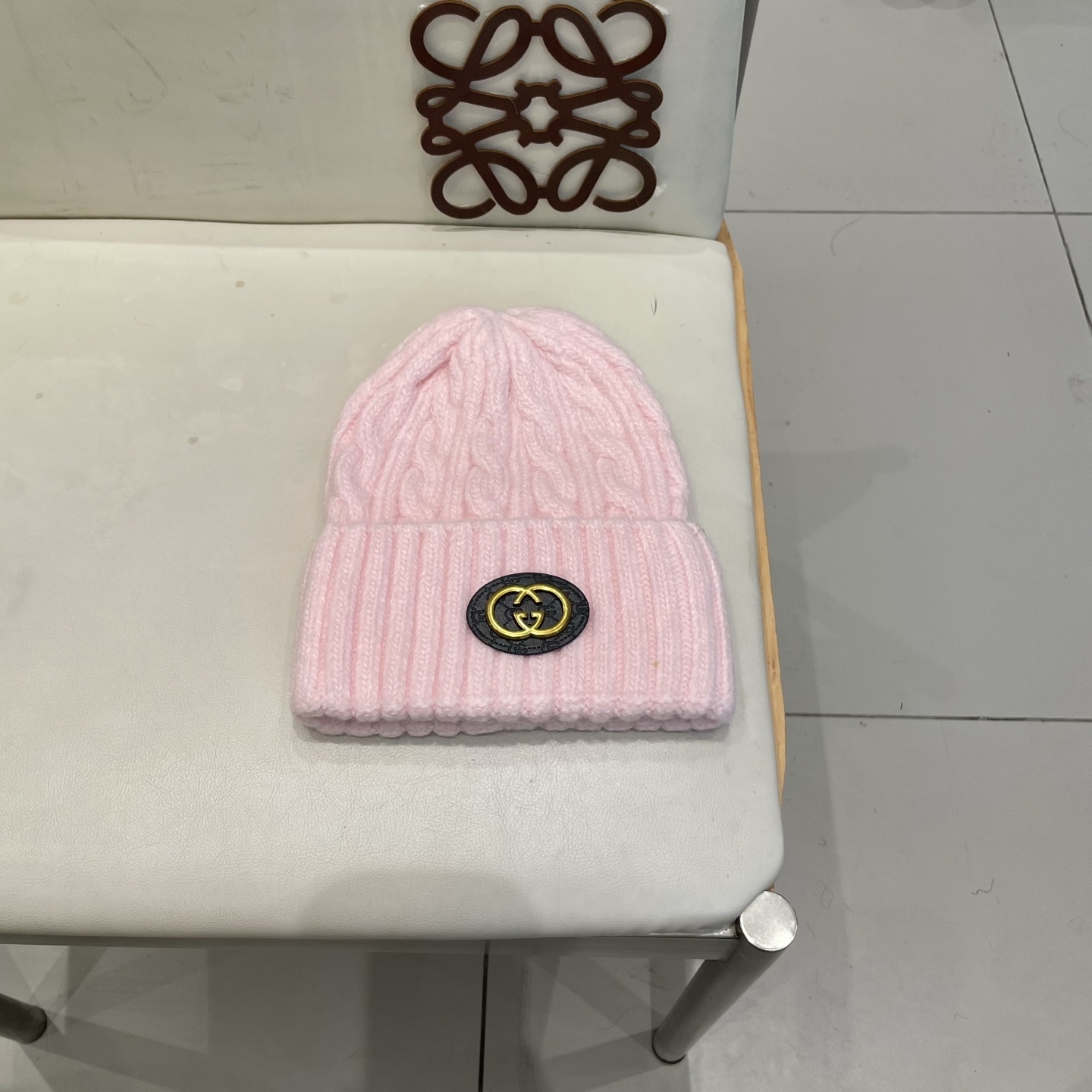 Gucci古奇秋冬新款毛线帽，羊毛面料，男女同款