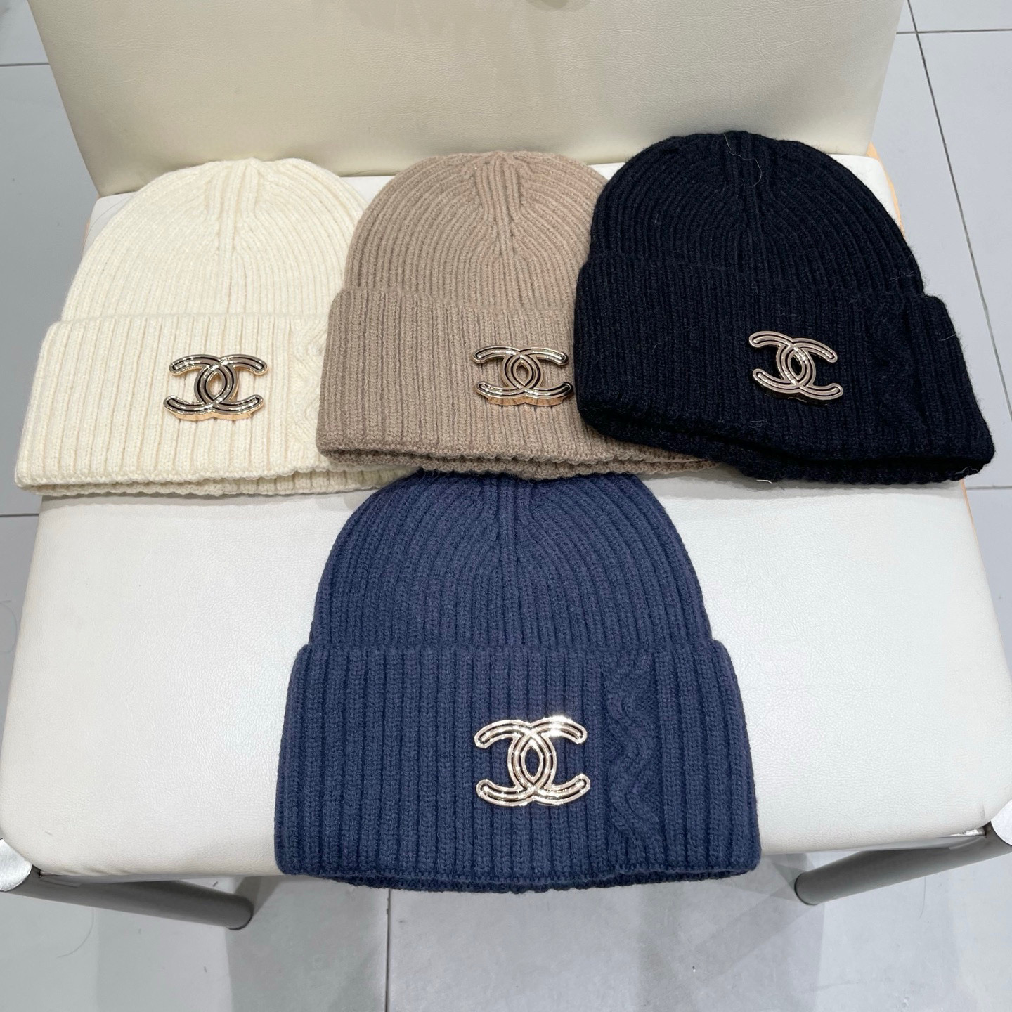 Chanel香奈儿新款👏毛线帽针织帽👏