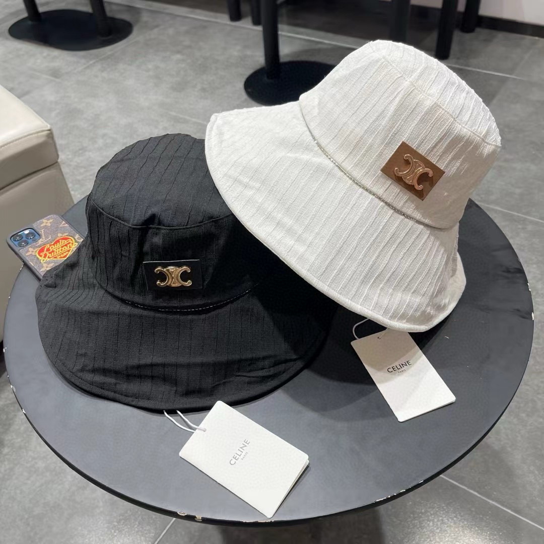 Celine赛琳春夏新款渔夫帽，帆布帽，高端定制，头围57cm