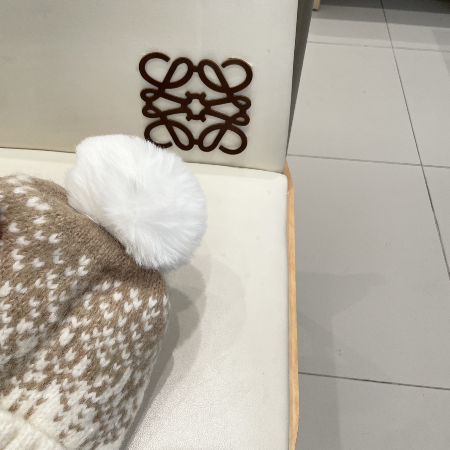 普拉达Prada韩版秋冬可爱毛球防寒保暖时尚提花加绒保暖帽女圣诞帽休闲毛线帽