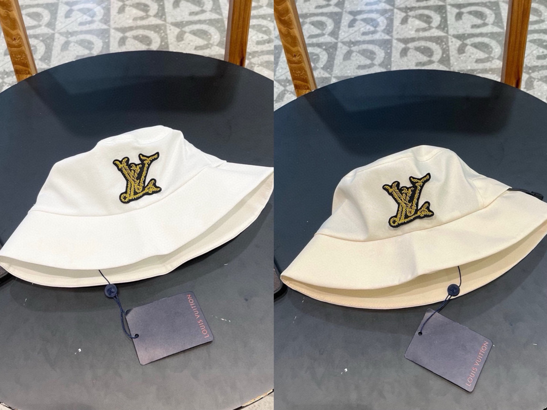 LV渔夫帽🧢新款路易威登渔夫帽🧢 火爆出货，百搭单品🥰随便搭配都很好看 质量超赞👍 时尚百搭