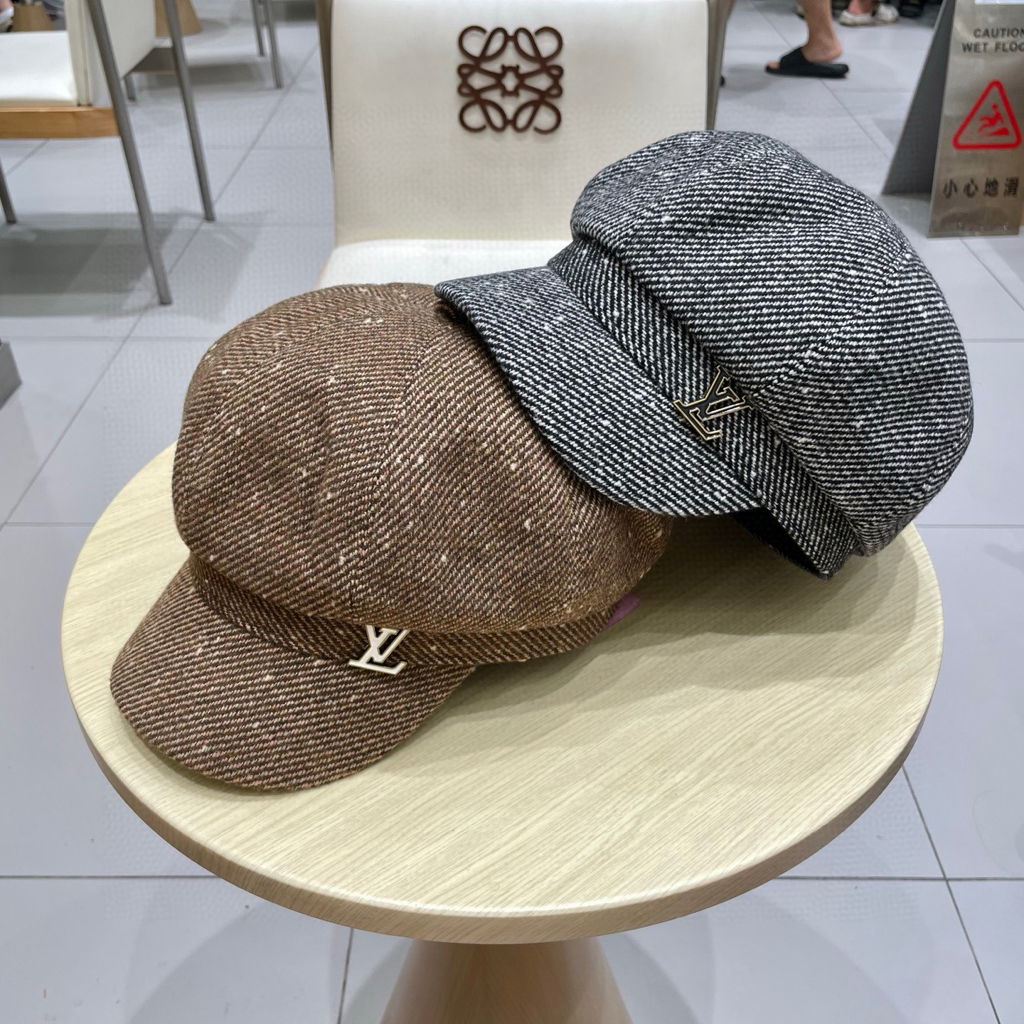 新款复古简约八角贝雷帽女羊毛英伦百搭鸭舌帽男贝雷八户外出游