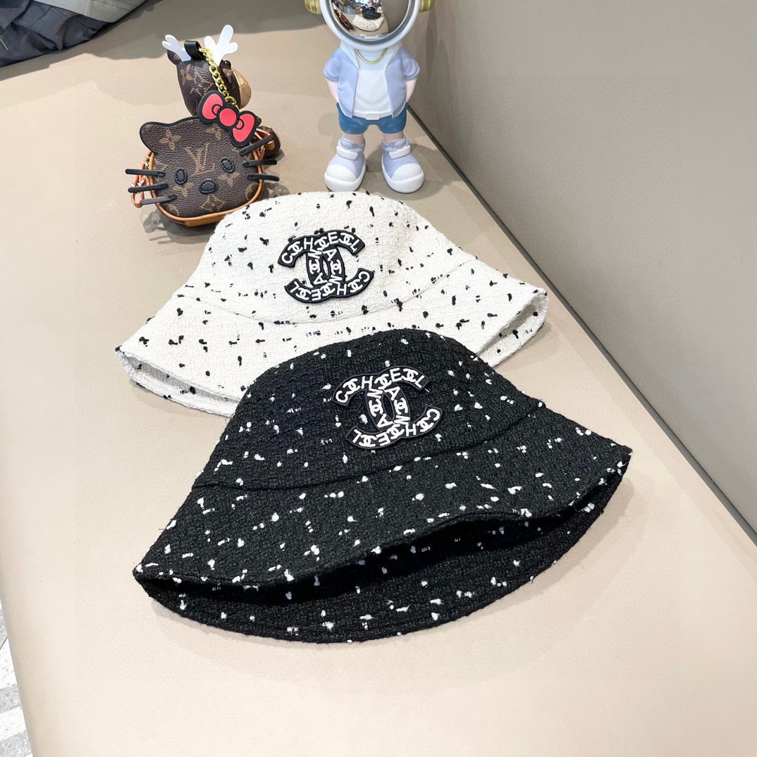 Chanen香奈儿帽子女网红款复古英伦格纹渔夫帽女秋冬韩版凹造盆帽