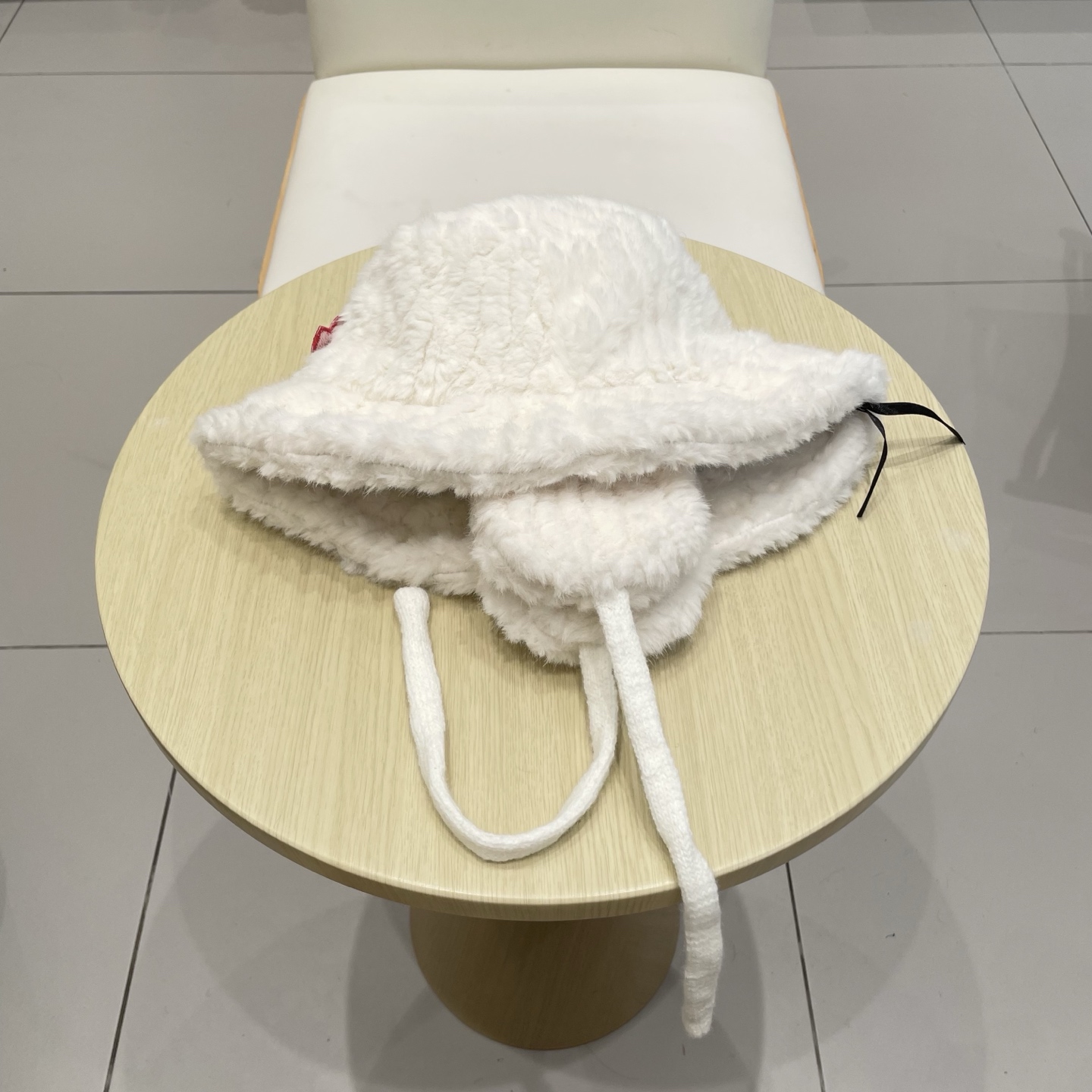 蒙口moncler冬季毛绒渔夫帽女2025新款大头围百搭加厚保暖护耳水桶帽