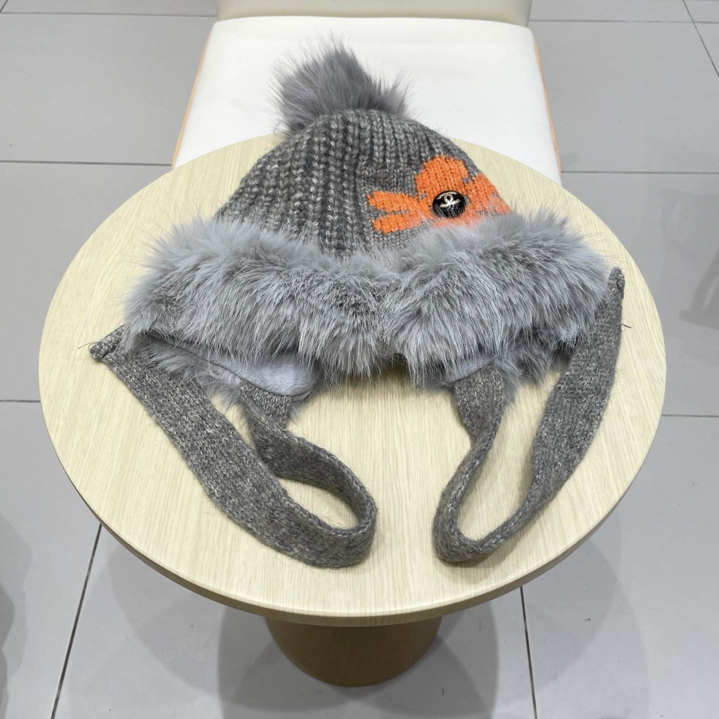 chanel香奈儿2025新款韩版花朵刺绣针织护耳帽女秋冬季加厚保暖毛线套头帽潮