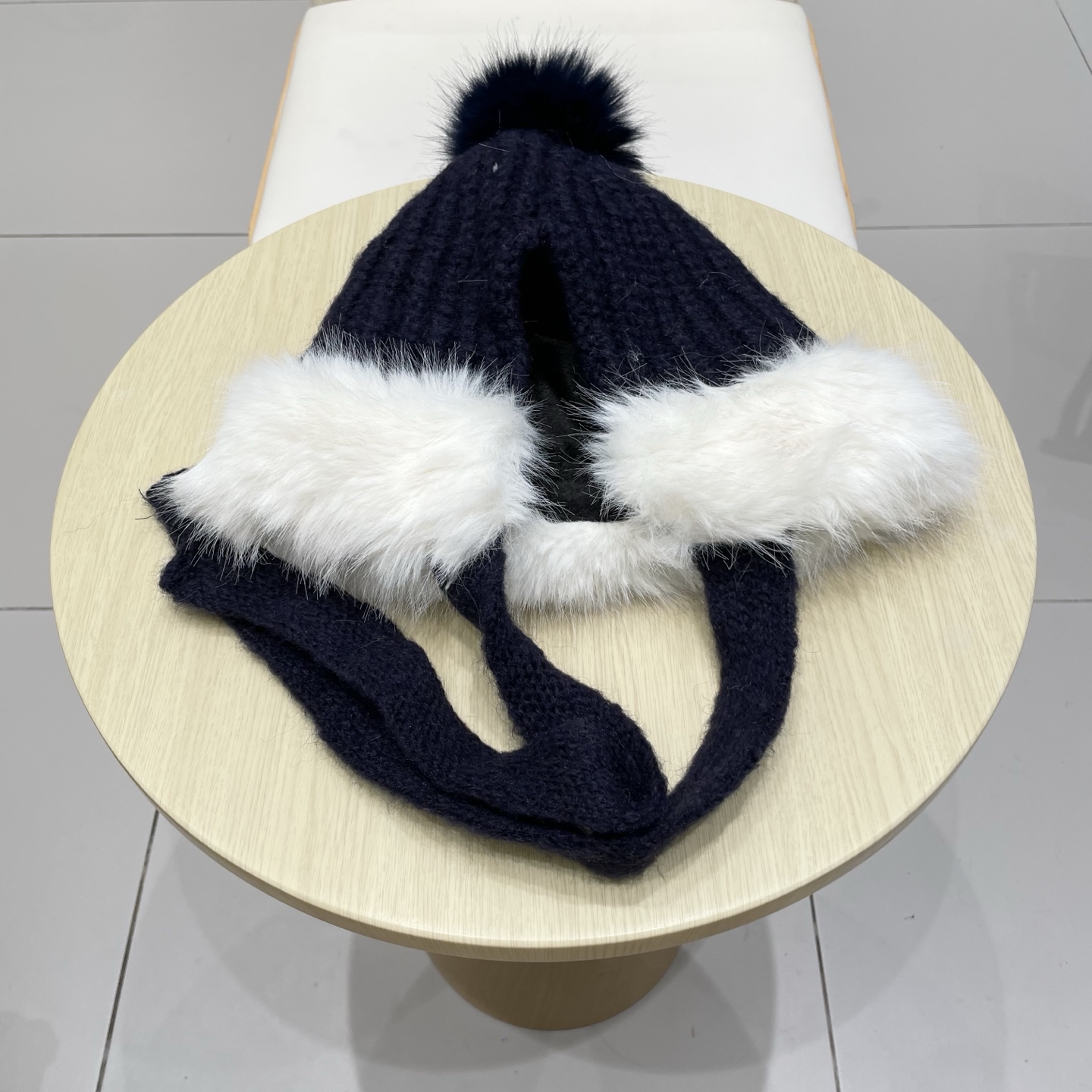 chanel香奈儿2025新款韩版花朵刺绣针织护耳帽女秋冬季加厚保暖毛线套头帽潮