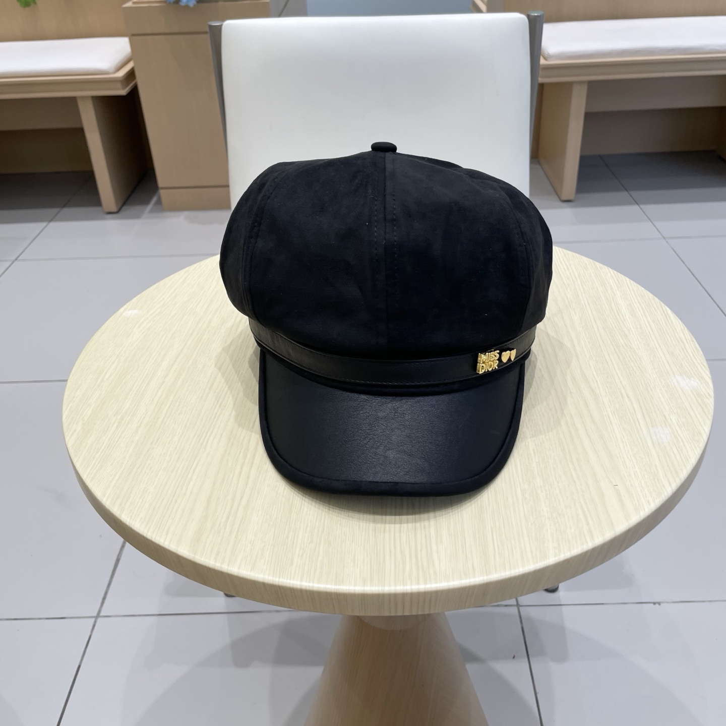 DIOR迪奥八角帽子女款秋冬季显脸小贝雷帽画家帽英伦风报童帽