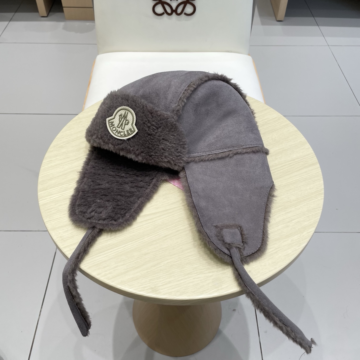 moncler复古麂皮毛绒雷锋帽子女冬季保暖可爱加绒东北骑车防风飞行员帽男 