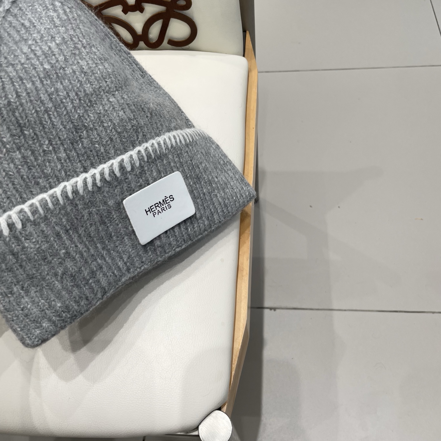 爱马仕hermes疯帽子 羊毛帽子冷帽 韩版保暖女针织毛线帽逛街包头防风新