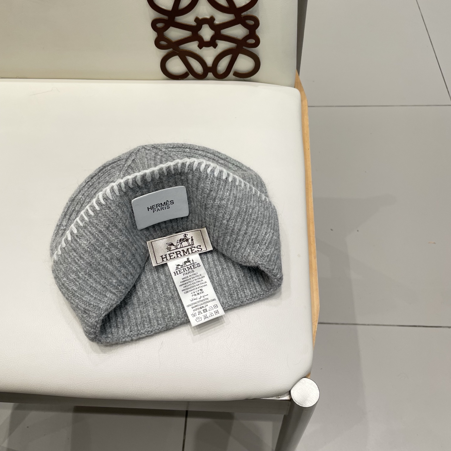 爱马仕hermes疯帽子 羊毛帽子冷帽 韩版保暖女针织毛线帽逛街包头防风新