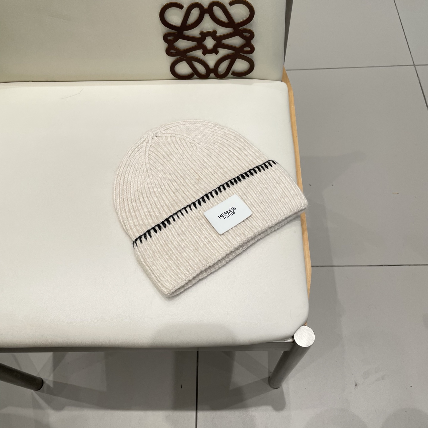 爱马仕hermes疯帽子 羊毛帽子冷帽 韩版保暖女针织毛线帽逛街包头防风新