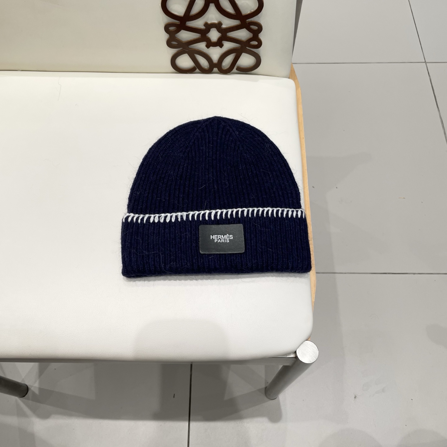 爱马仕hermes疯帽子 羊毛帽子冷帽 韩版保暖女针织毛线帽逛街包头防风新