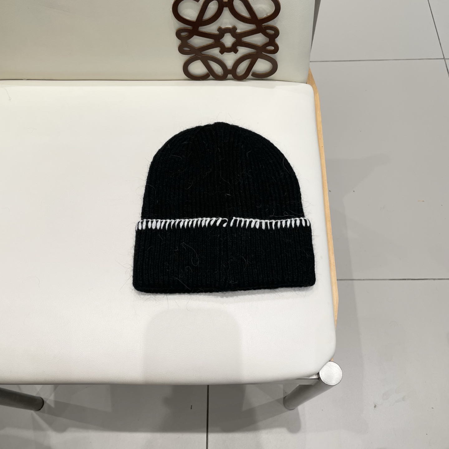 爱马仕hermes疯帽子 羊毛帽子冷帽 韩版保暖女针织毛线帽逛街包头防风新