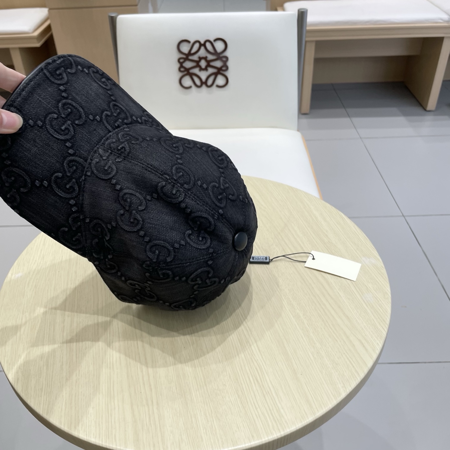 Gucci古奇新款原单棒球帽， 大双G，专柜1:1开模订制，完美对花，原版帆布面料+头层牛皮，轻盈透气！