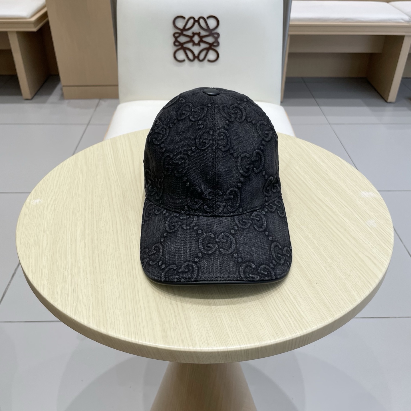 Gucci古奇新款原单棒球帽， 大双G，专柜1:1开模订制，完美对花，原版帆布面料+头层牛皮，轻盈透气！