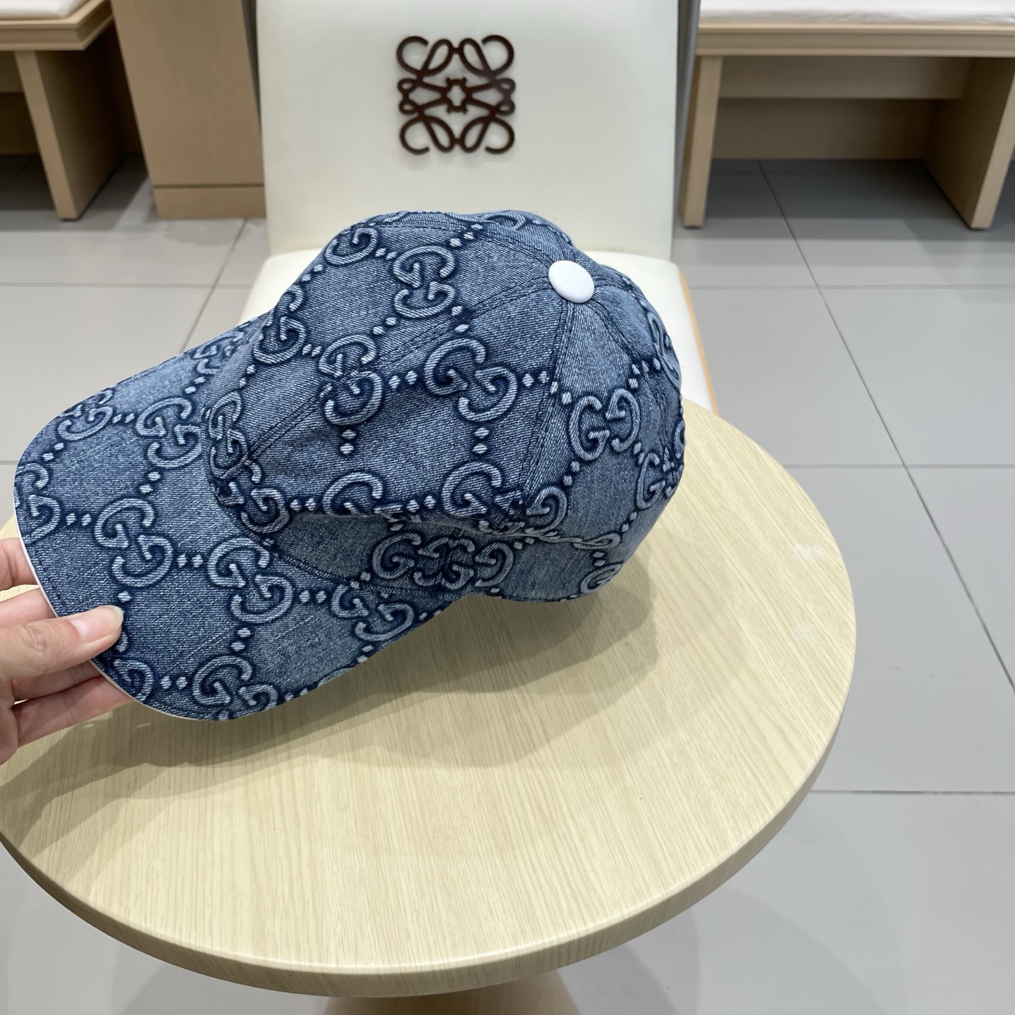 Gucci古奇新款原单棒球帽， 大双G，专柜1:1开模订制，完美对花，原版帆布面料+头层牛皮，轻盈透气！