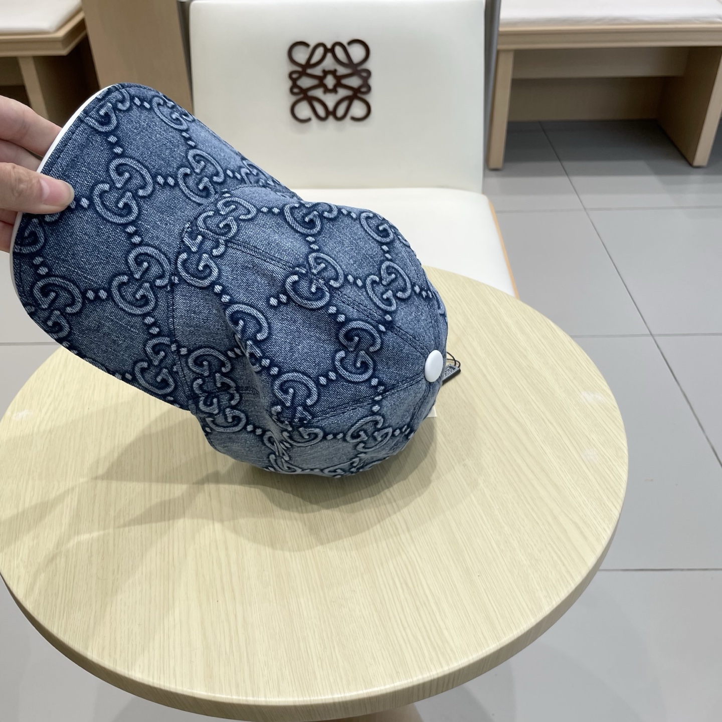 Gucci古奇新款原单棒球帽， 大双G，专柜1:1开模订制，完美对花，原版帆布面料+头层牛皮，轻盈透气！