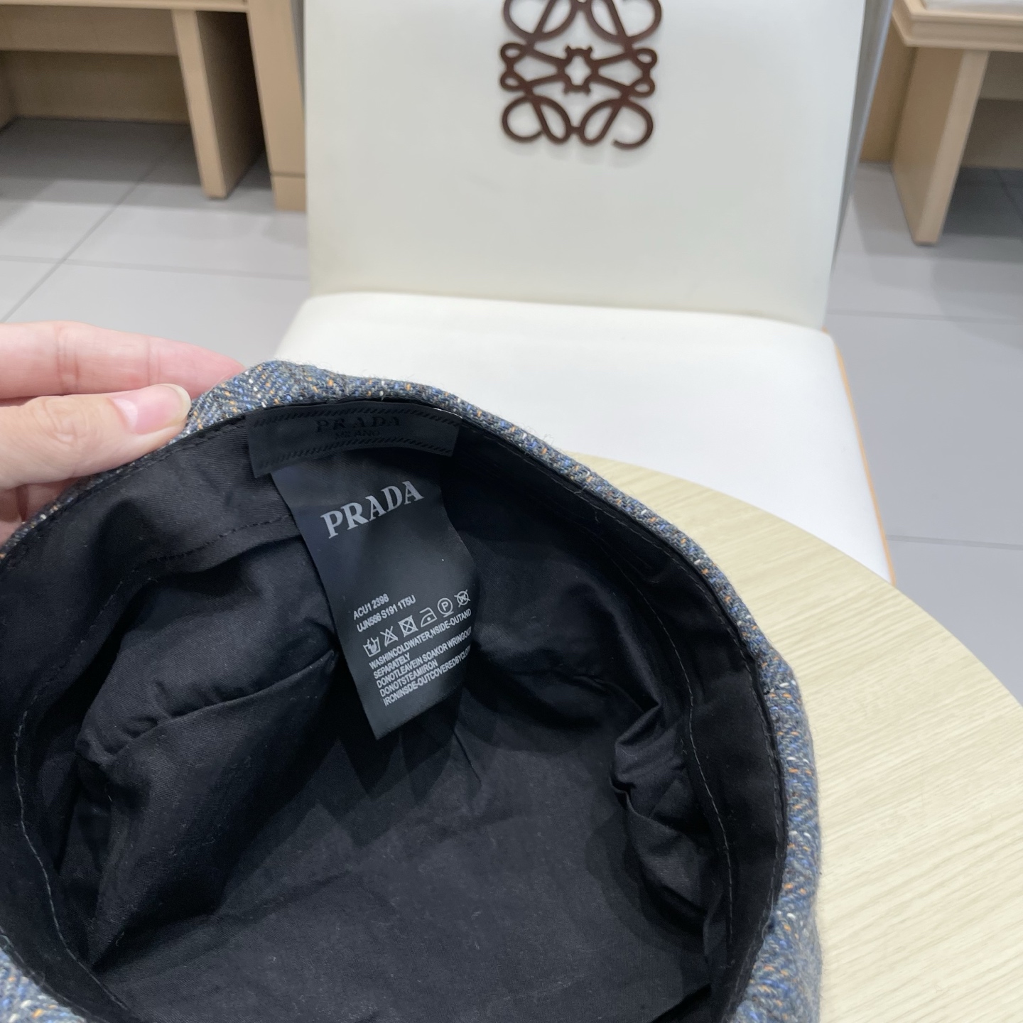 Prada 贝雷帽女2025新款春夏款大头围显脸小韩系南瓜画家帽秋冬八角帽子