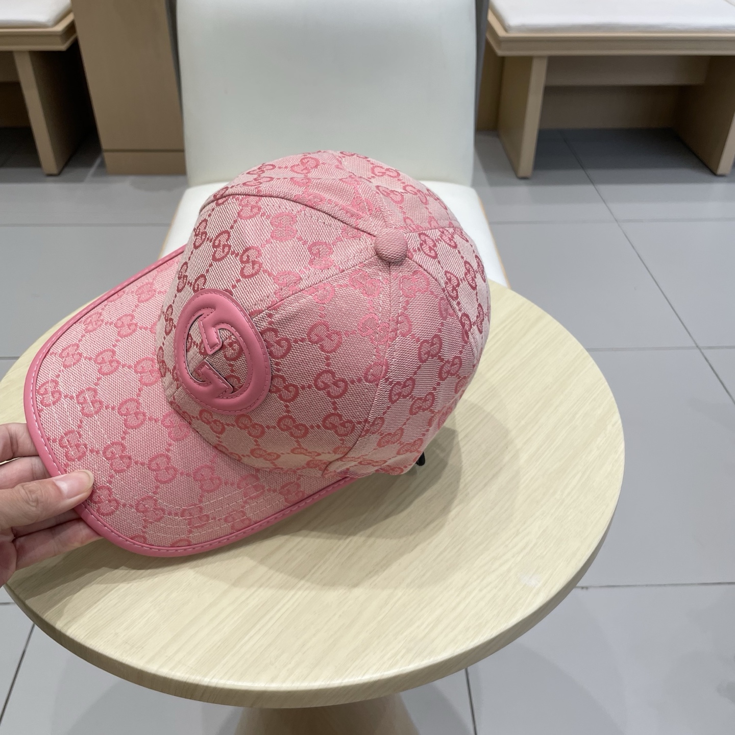 👒古奇GUCCI 👒专柜新款棒球帽，简单大方 男女通用遮阳帽