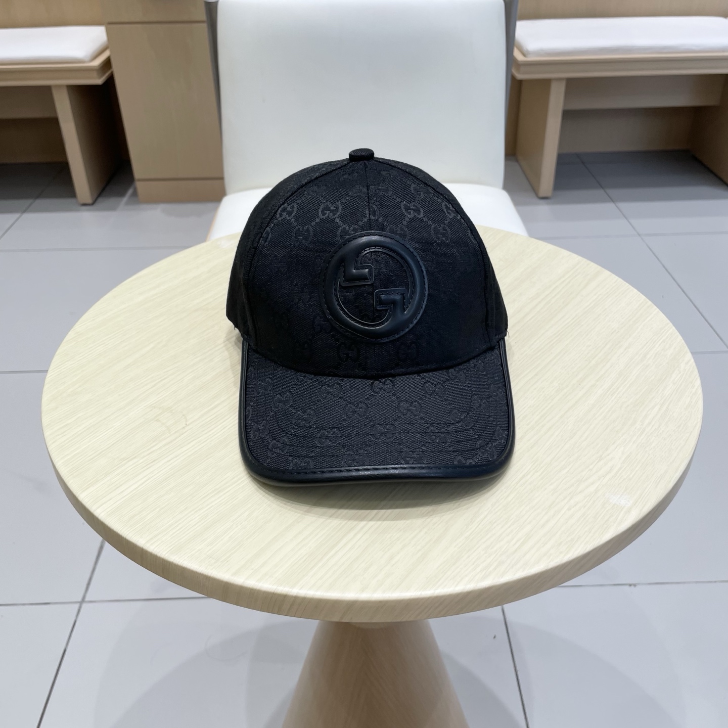 👒古奇GUCCI 👒专柜新款棒球帽，简单大方 男女通用遮阳帽