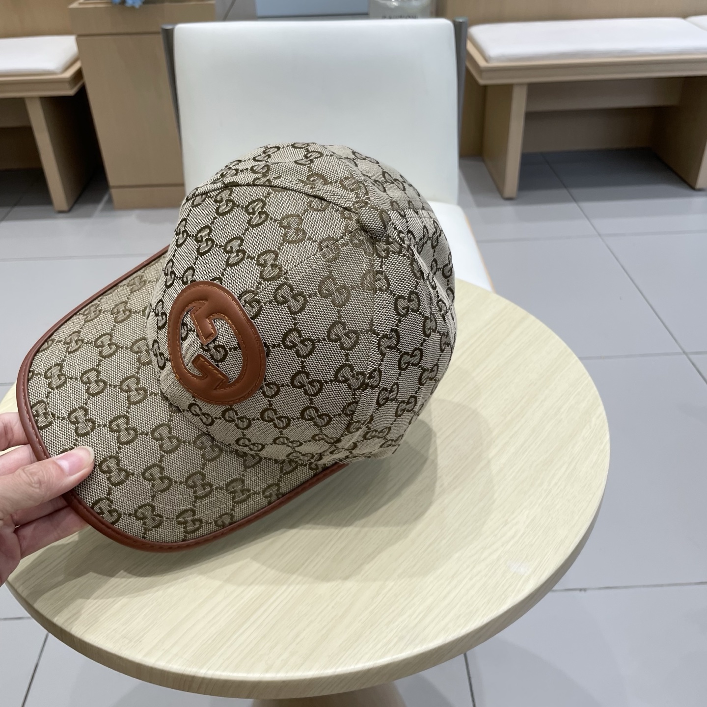 👒古奇GUCCI 👒专柜新款棒球帽，简单大方 男女通用遮阳帽