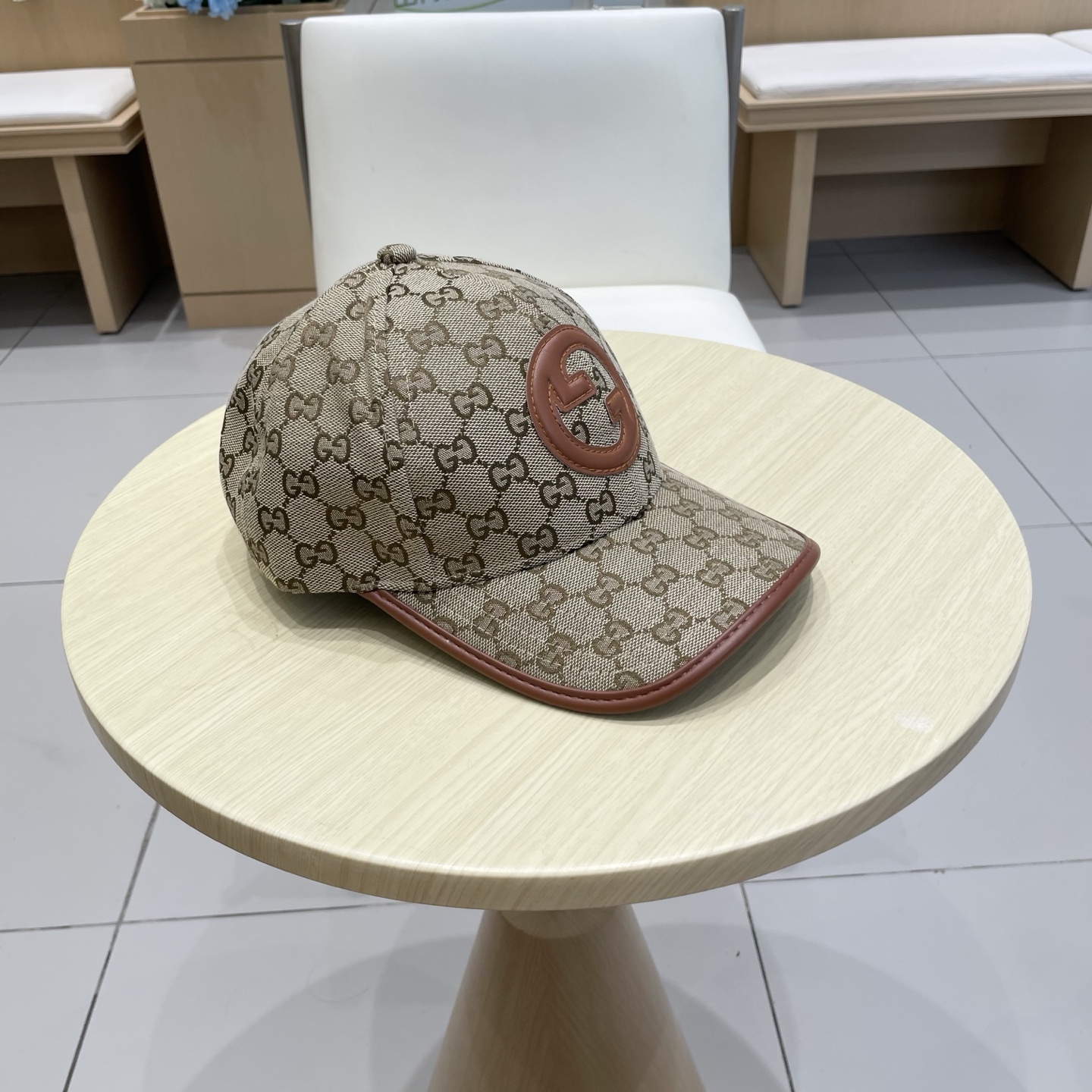 👒古奇GUCCI 👒专柜新款棒球帽，简单大方 男女通用遮阳帽