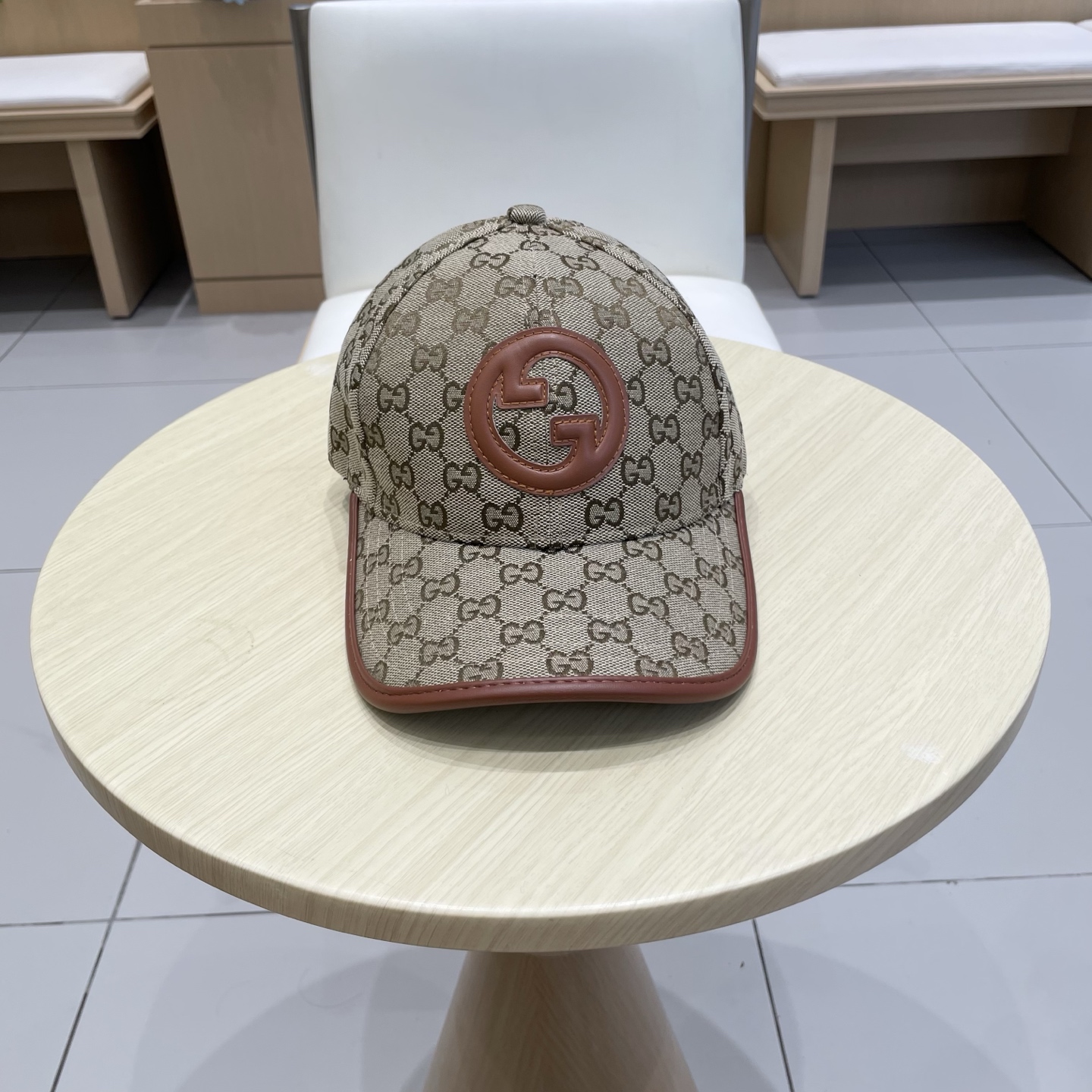 👒古奇GUCCI 👒专柜新款棒球帽，简单大方 男女通用遮阳帽
