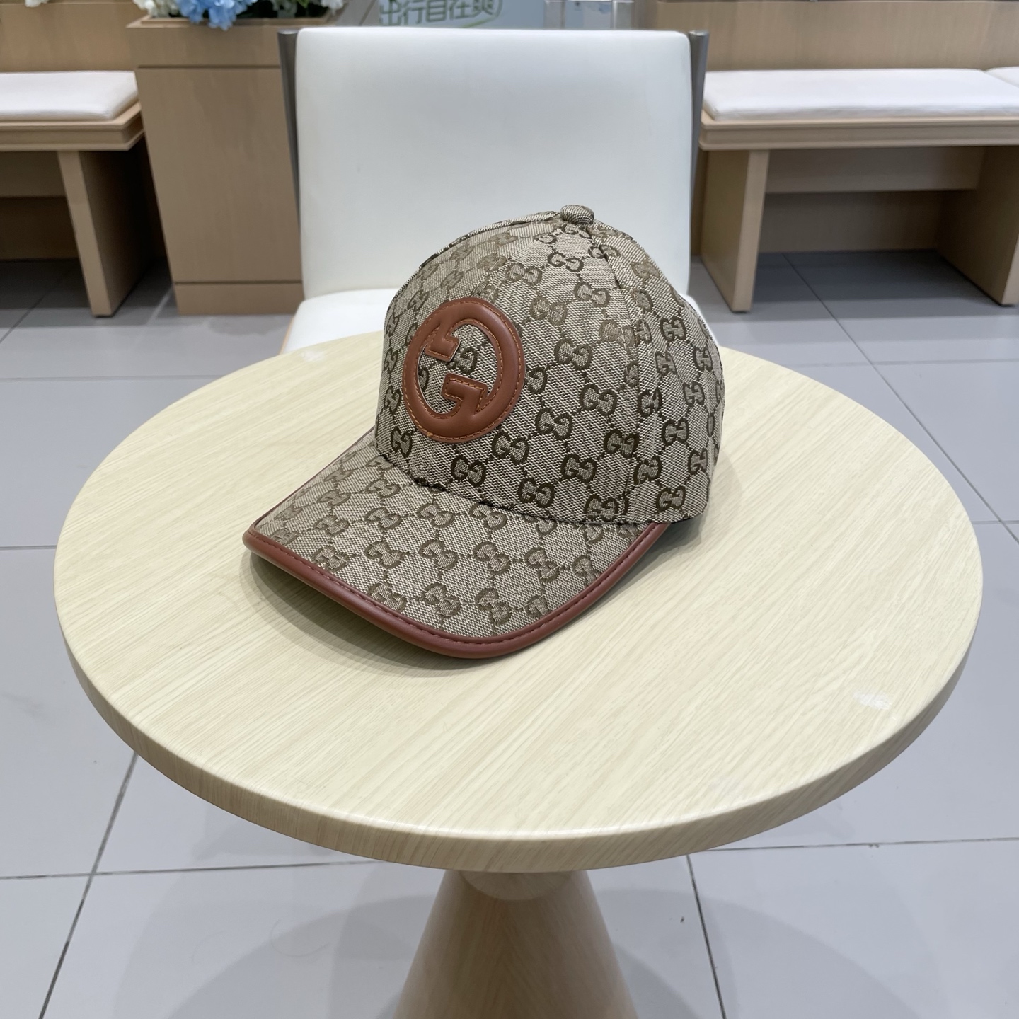 👒古奇GUCCI 👒专柜新款棒球帽，简单大方 男女通用遮阳帽