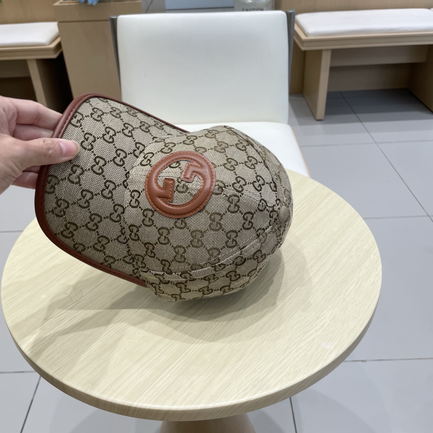 👒古奇GUCCI 👒专柜新款棒球帽，简单大方 男女通用遮阳帽