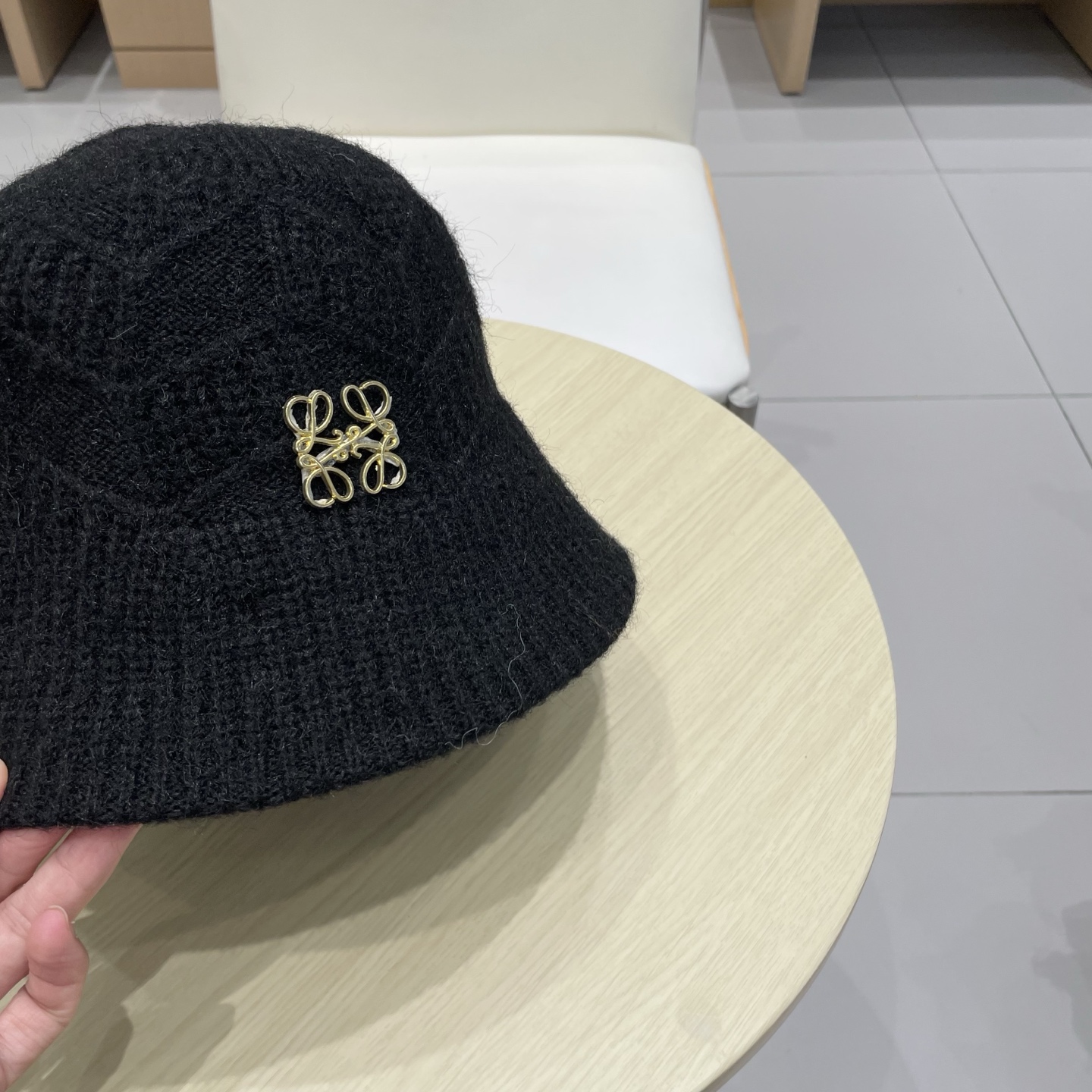 罗意威新款手抓渔夫帽，头围57cm