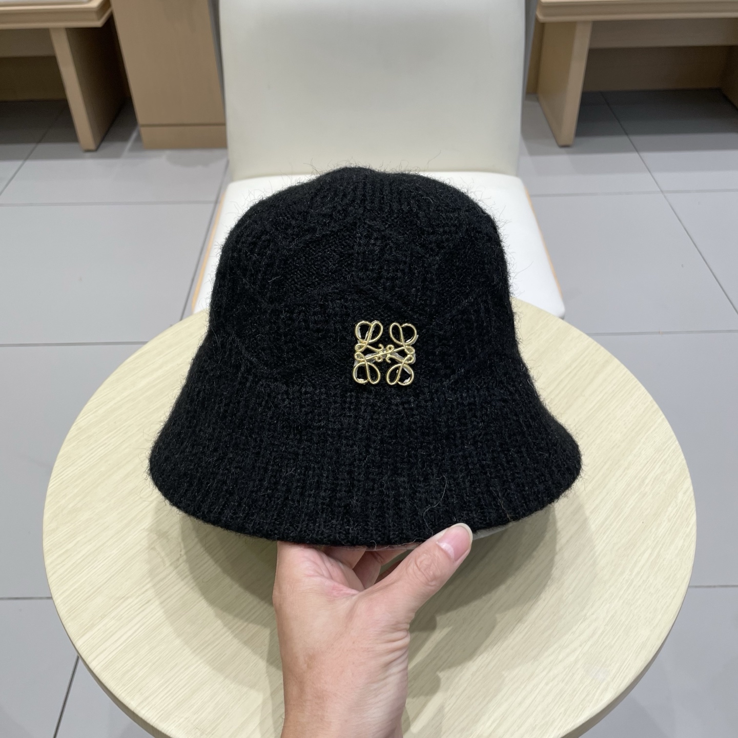 罗意威新款手抓渔夫帽，头围57cm