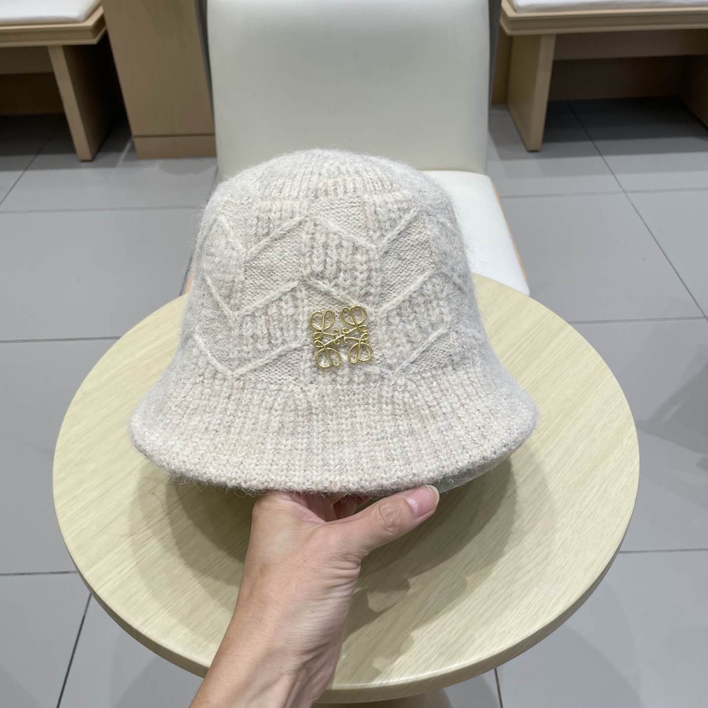 罗意威新款手抓渔夫帽，头围57cm