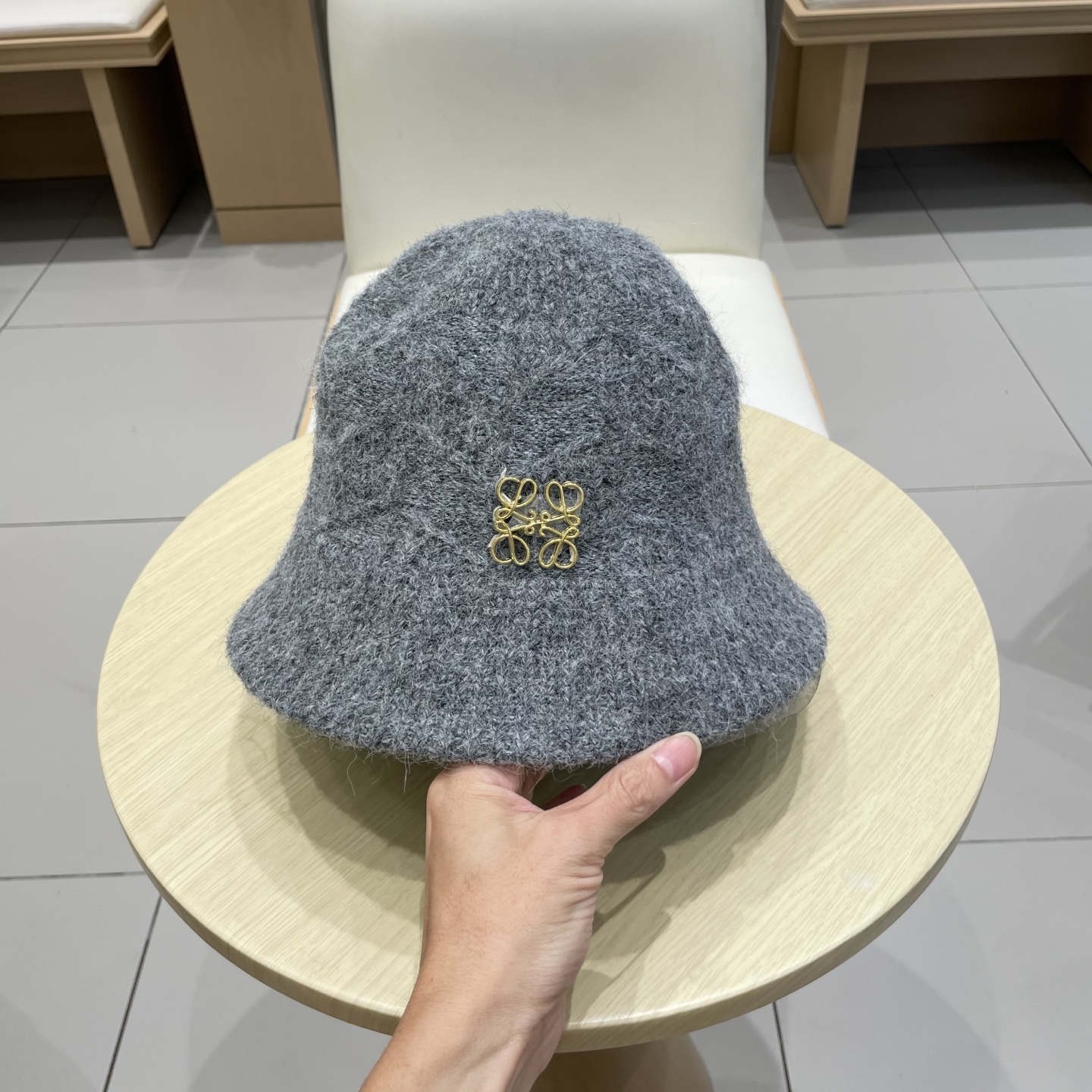 罗意威新款手抓渔夫帽，头围57cm