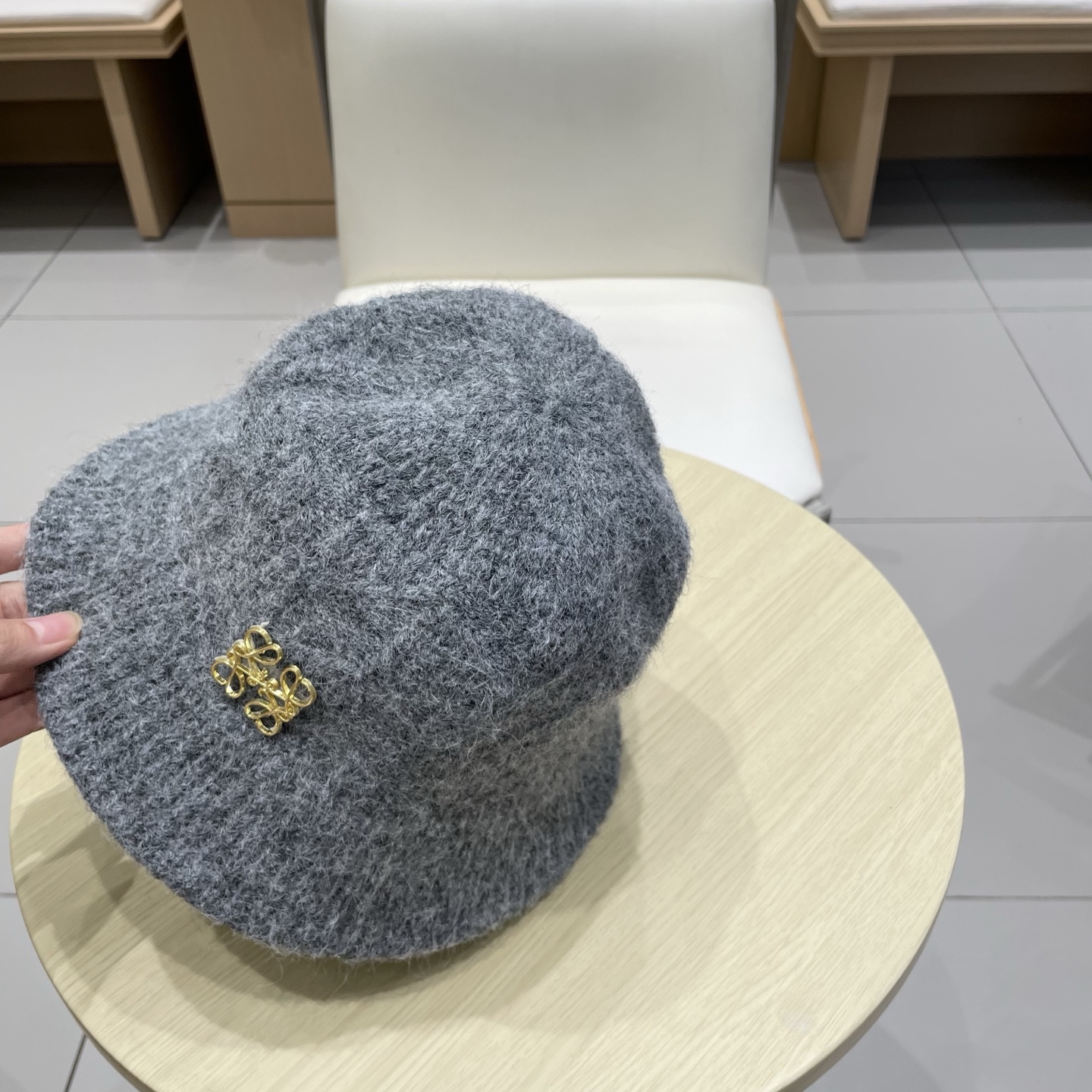 罗意威新款手抓渔夫帽，头围57cm