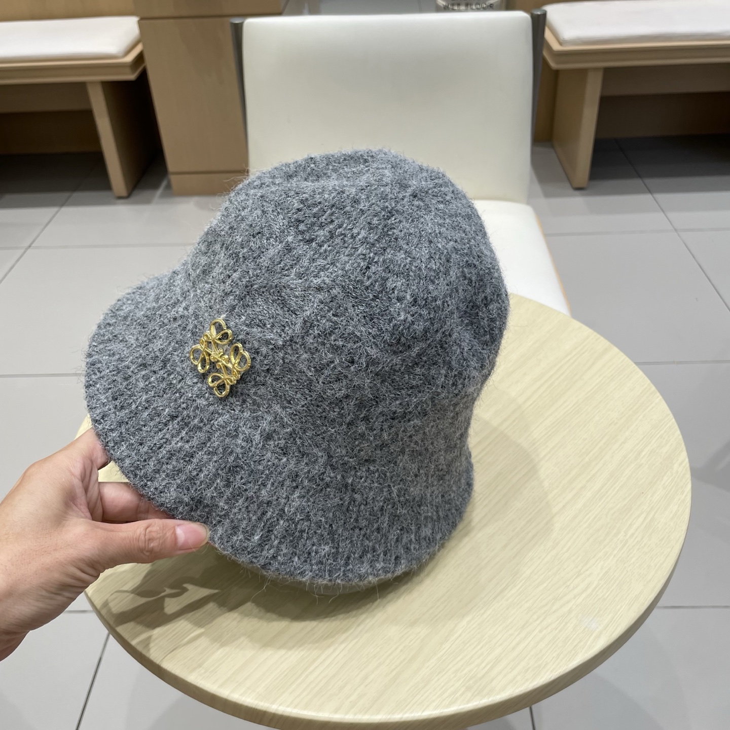罗意威新款手抓渔夫帽，头围57cm