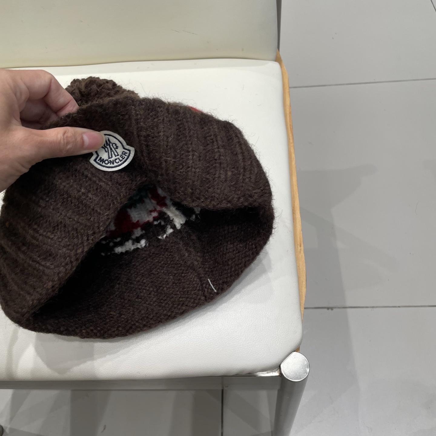 蒙口MONCLER针织毛线帽