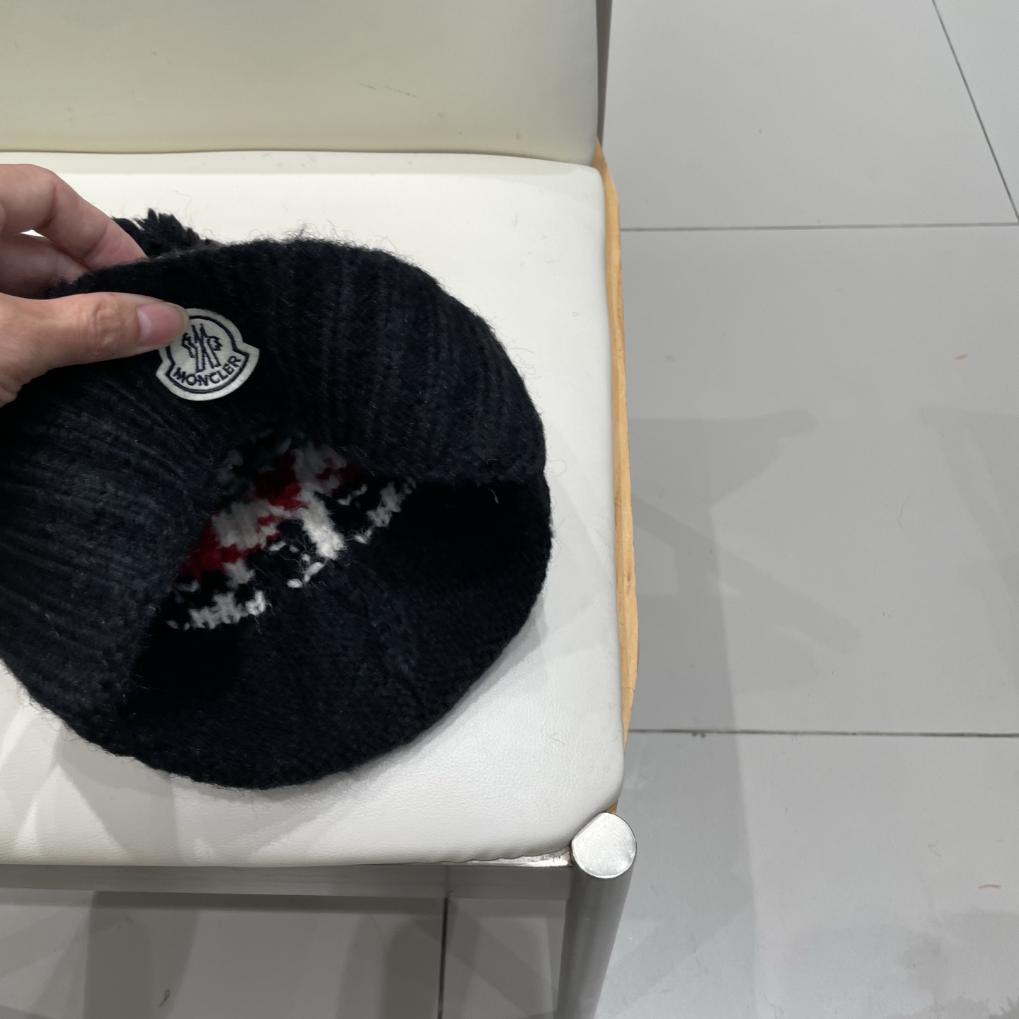 蒙口MONCLER针织毛线帽