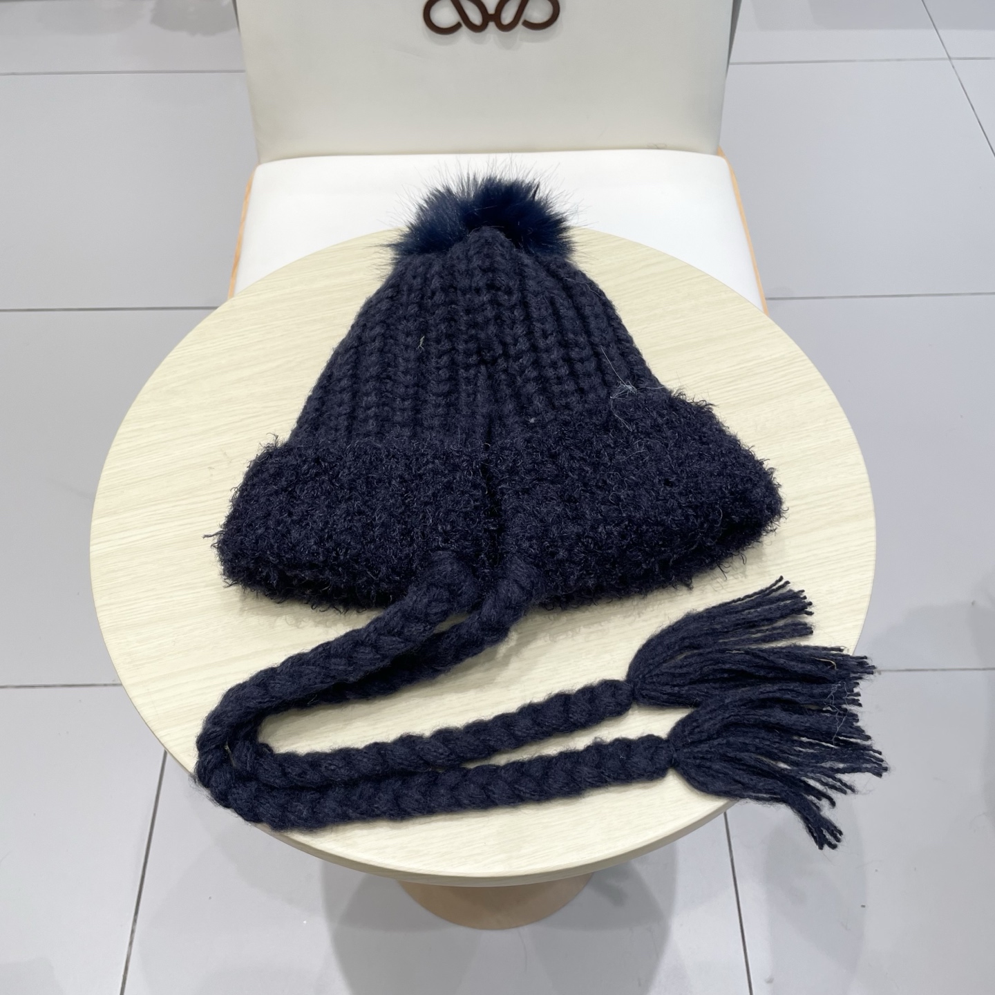 moncler韩版冬季帽子女加厚保暖针织帽护耳毛绒骑行包头帽可爱甜美毛线帽