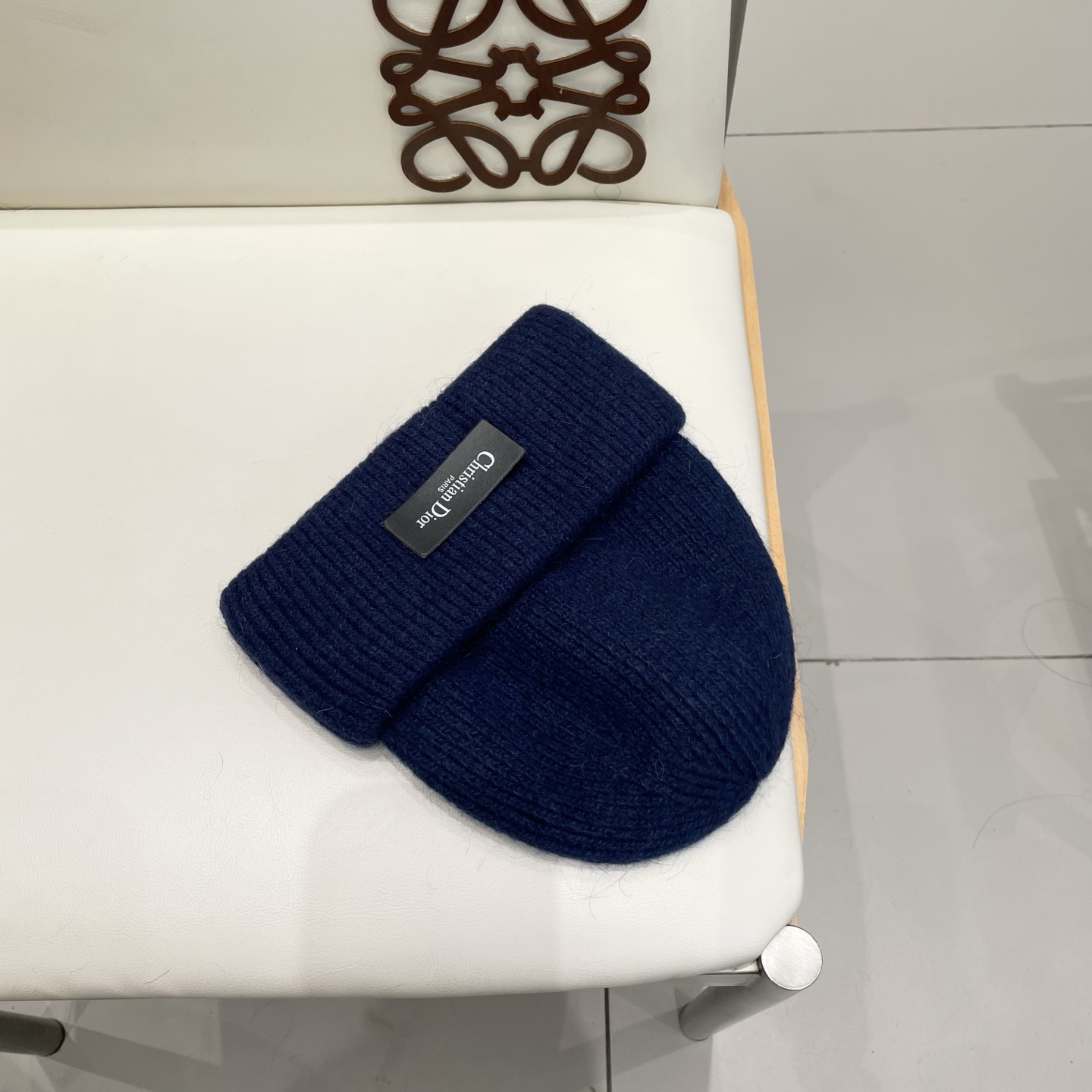 Dior 迪奥针织毛线帽，兔毛帽
