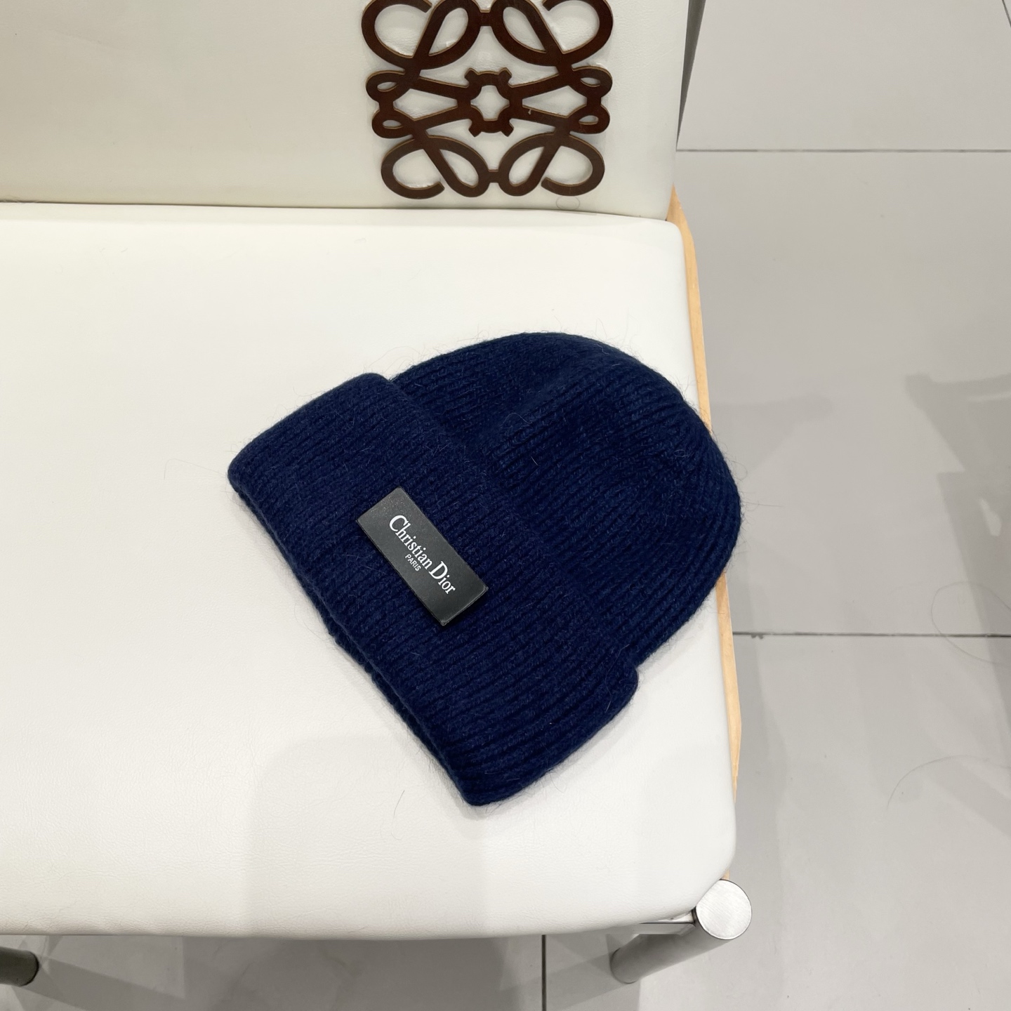 Dior 迪奥针织毛线帽，兔毛帽