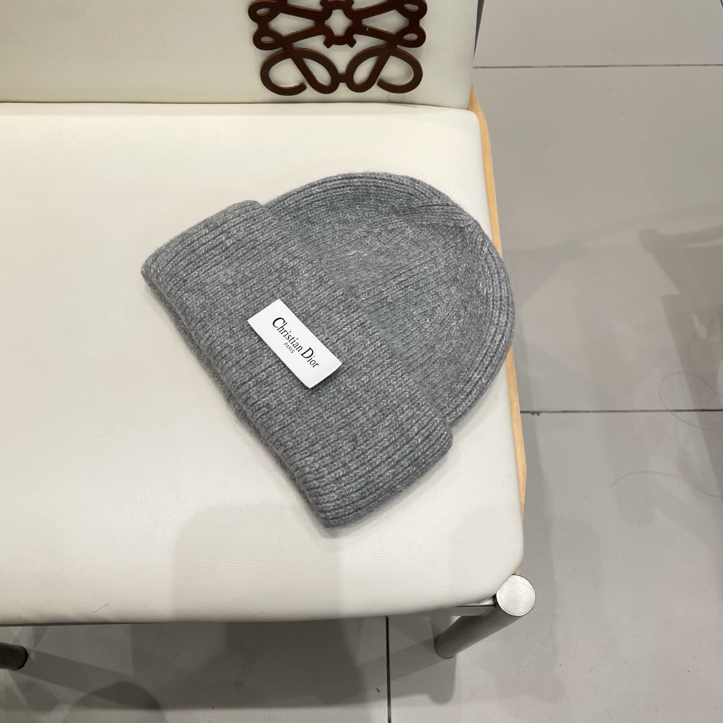 Dior 迪奥针织毛线帽，兔毛帽