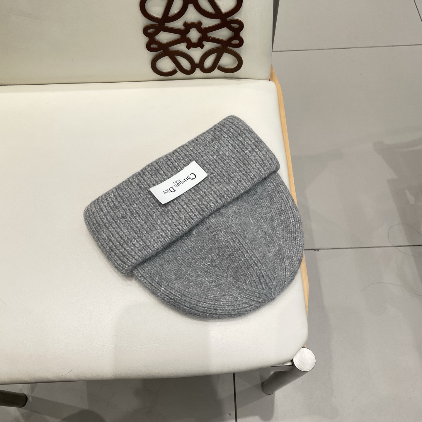Dior 迪奥针织毛线帽，兔毛帽