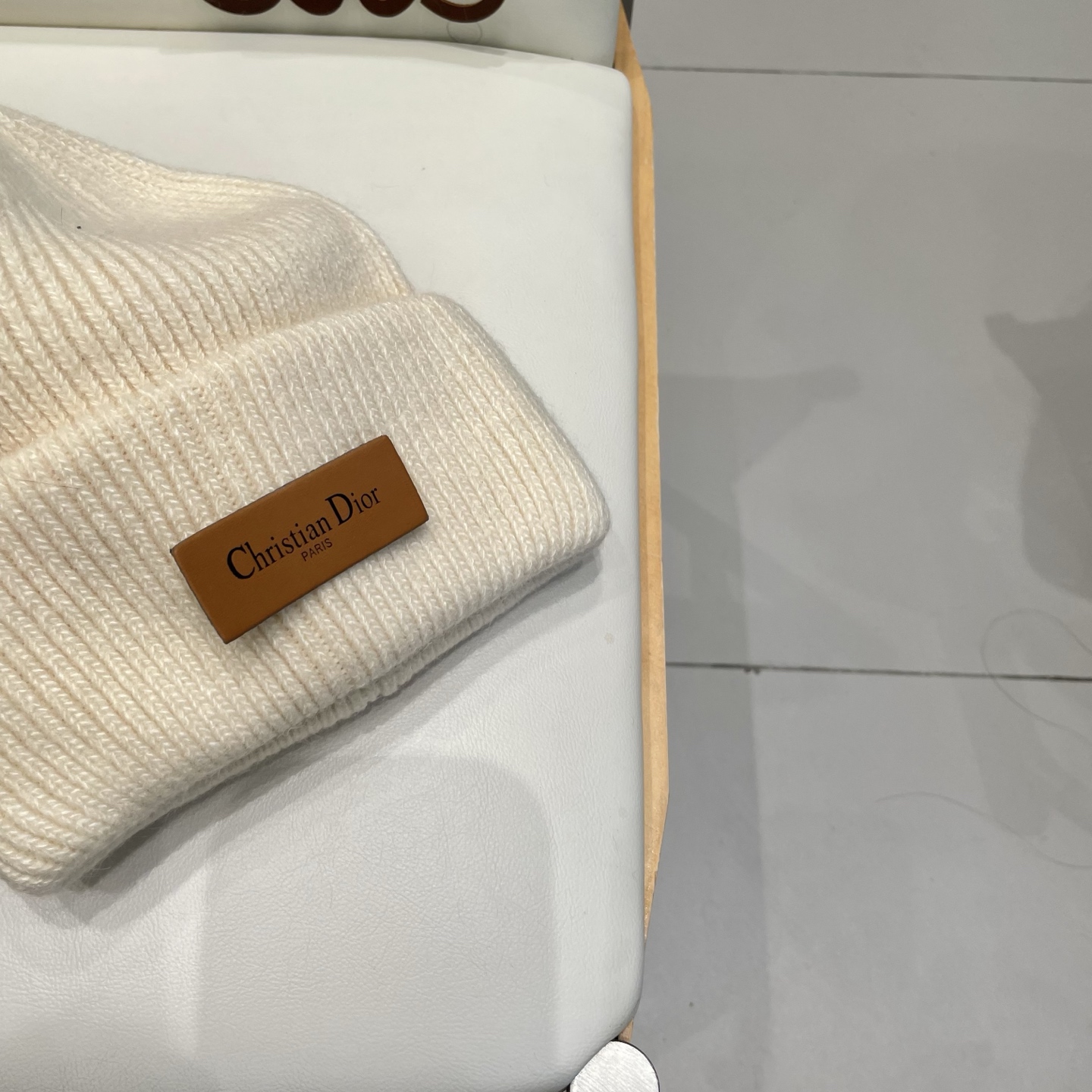 Dior 迪奥针织毛线帽，兔毛帽