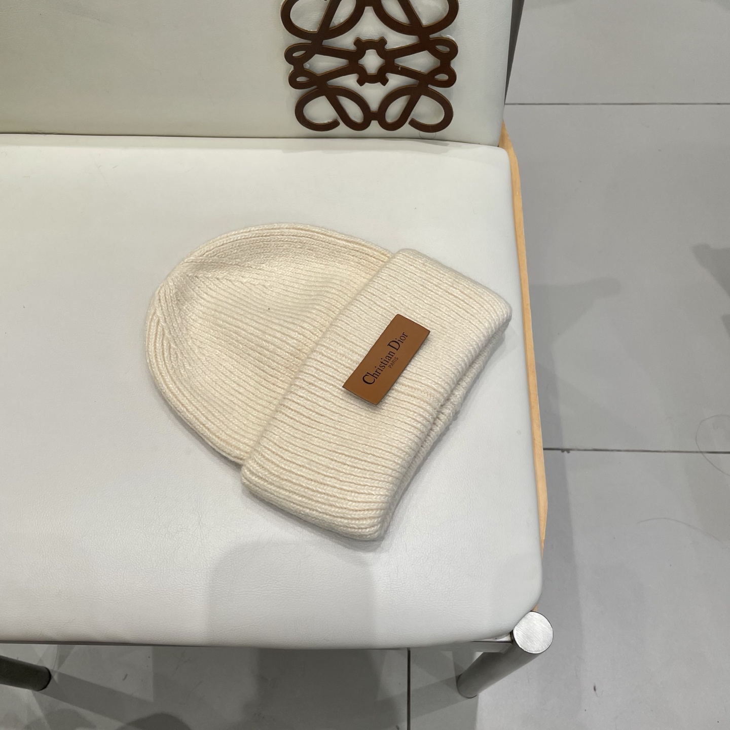 Dior 迪奥针织毛线帽，兔毛帽