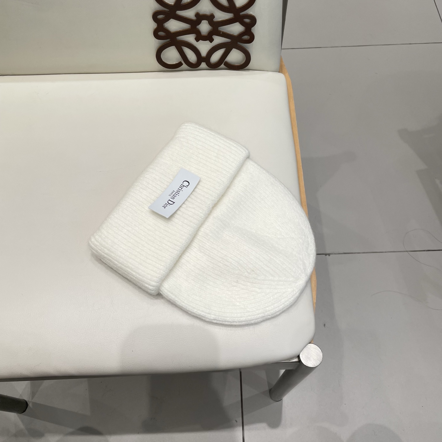 Dior 迪奥针织毛线帽，兔毛帽